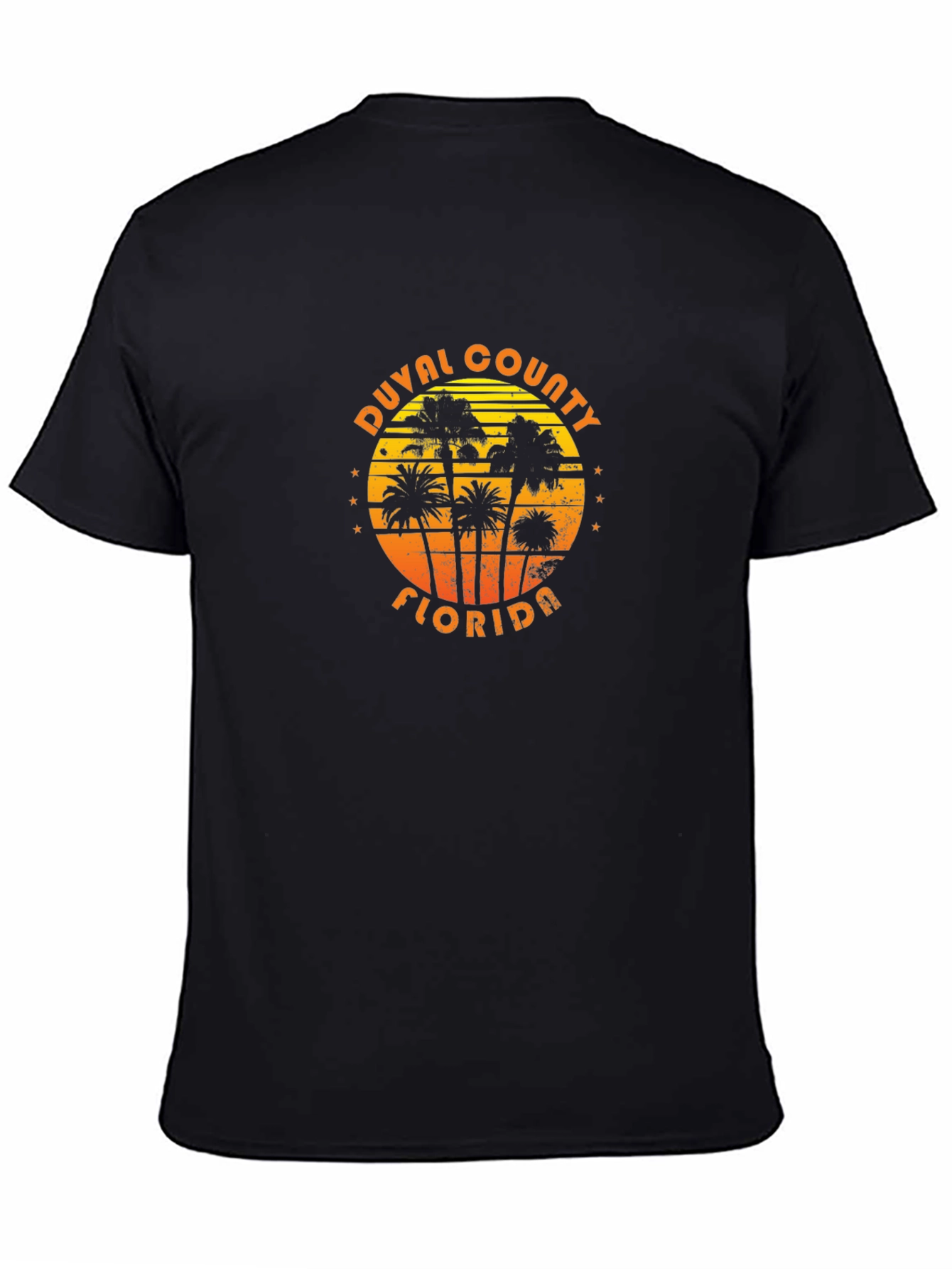Duval County Florida Palm Tree Graphic T-Shirt