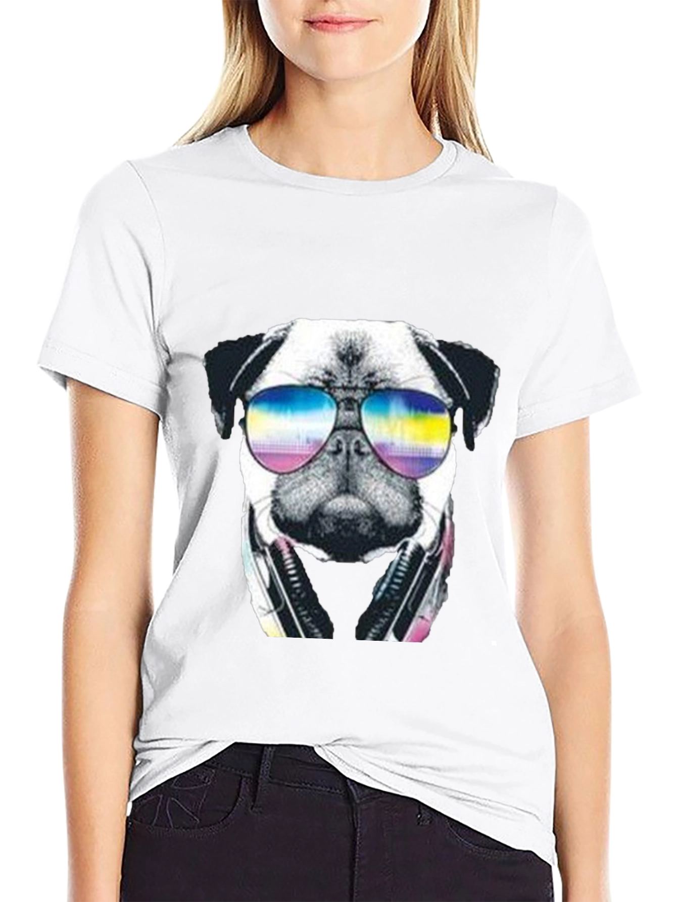Pug DJ Graphic T-Shirt