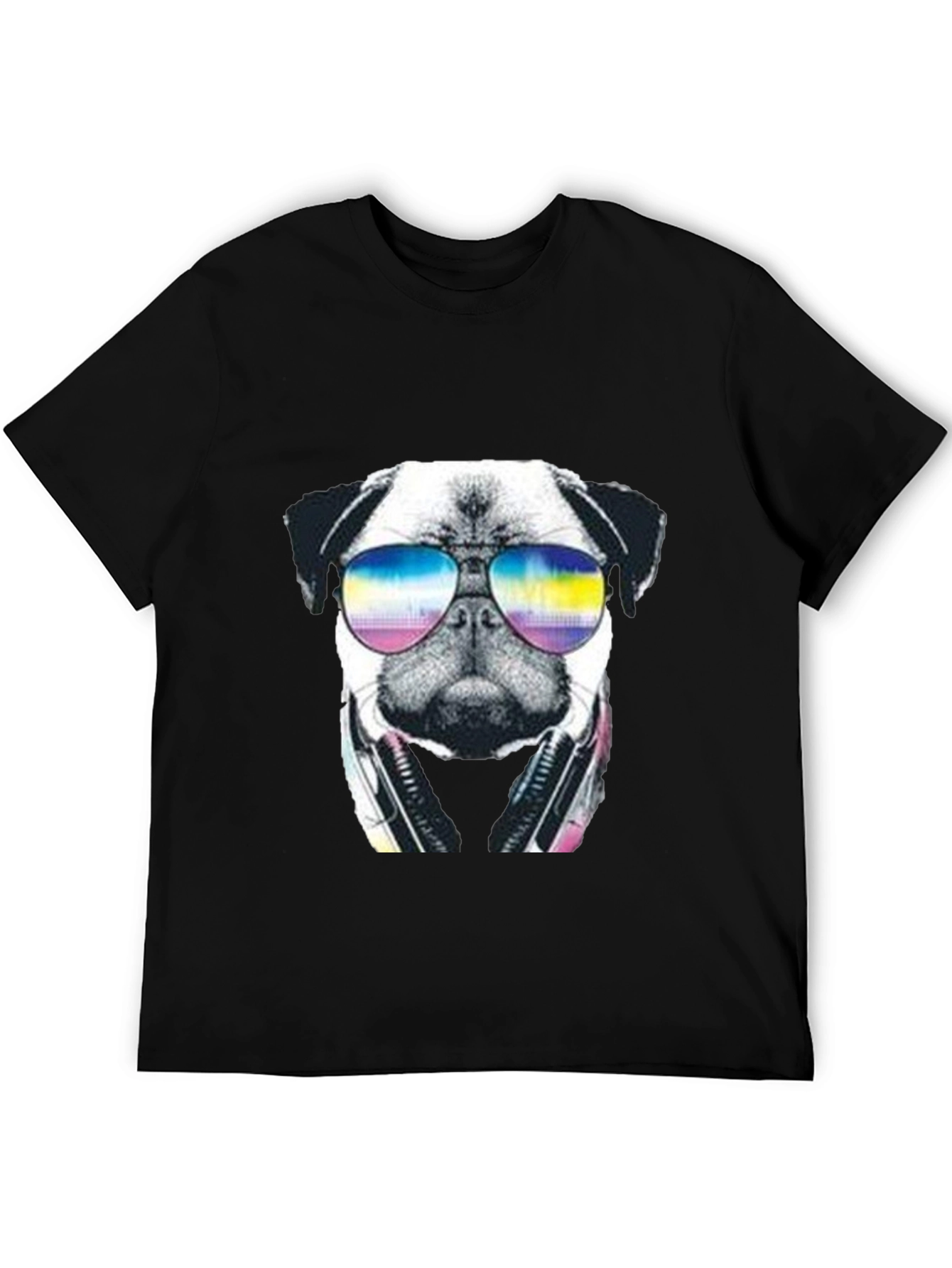 Pug DJ Graphic T-Shirt