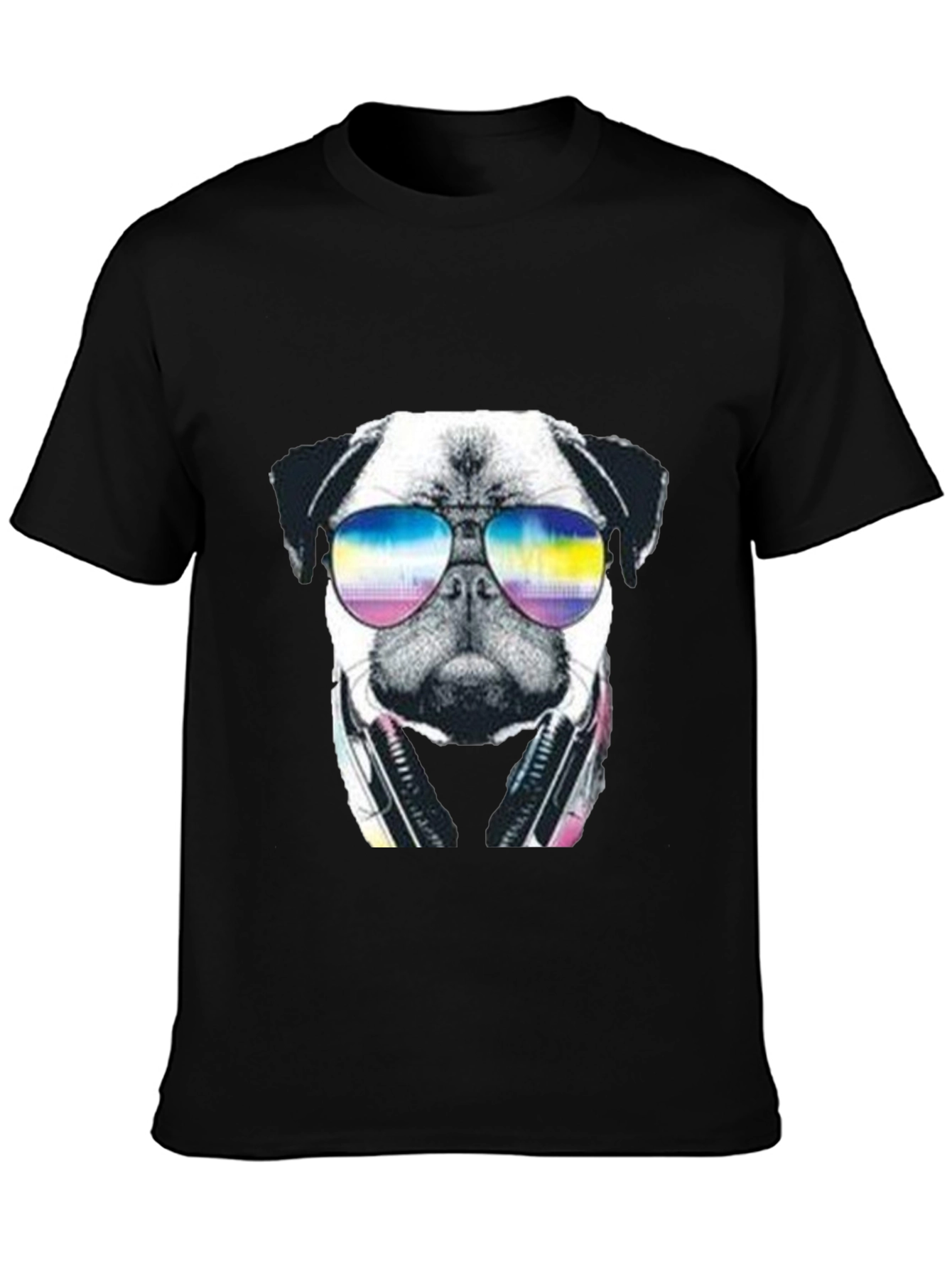 Pug DJ Graphic T-Shirt