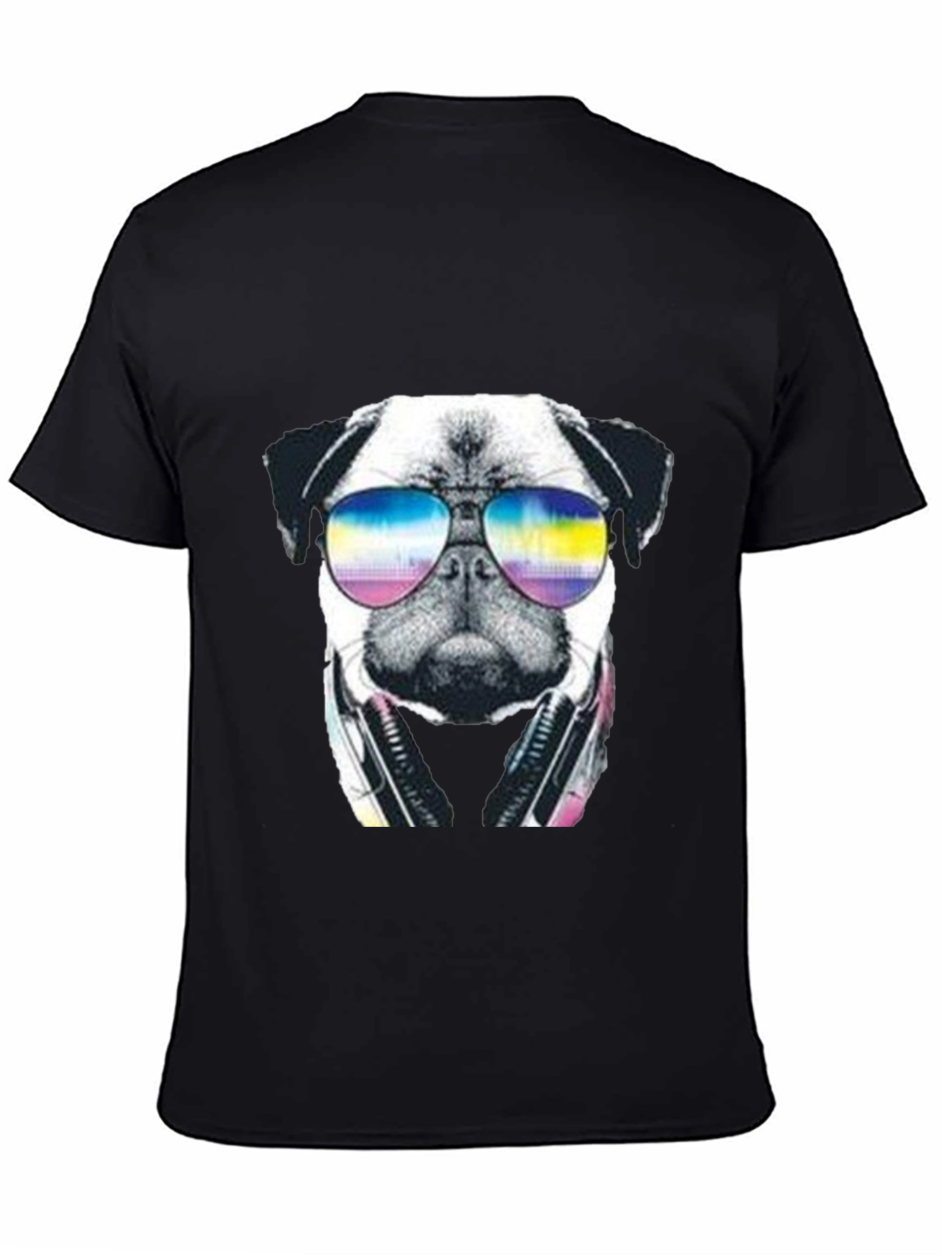 Pug DJ Graphic T-Shirt