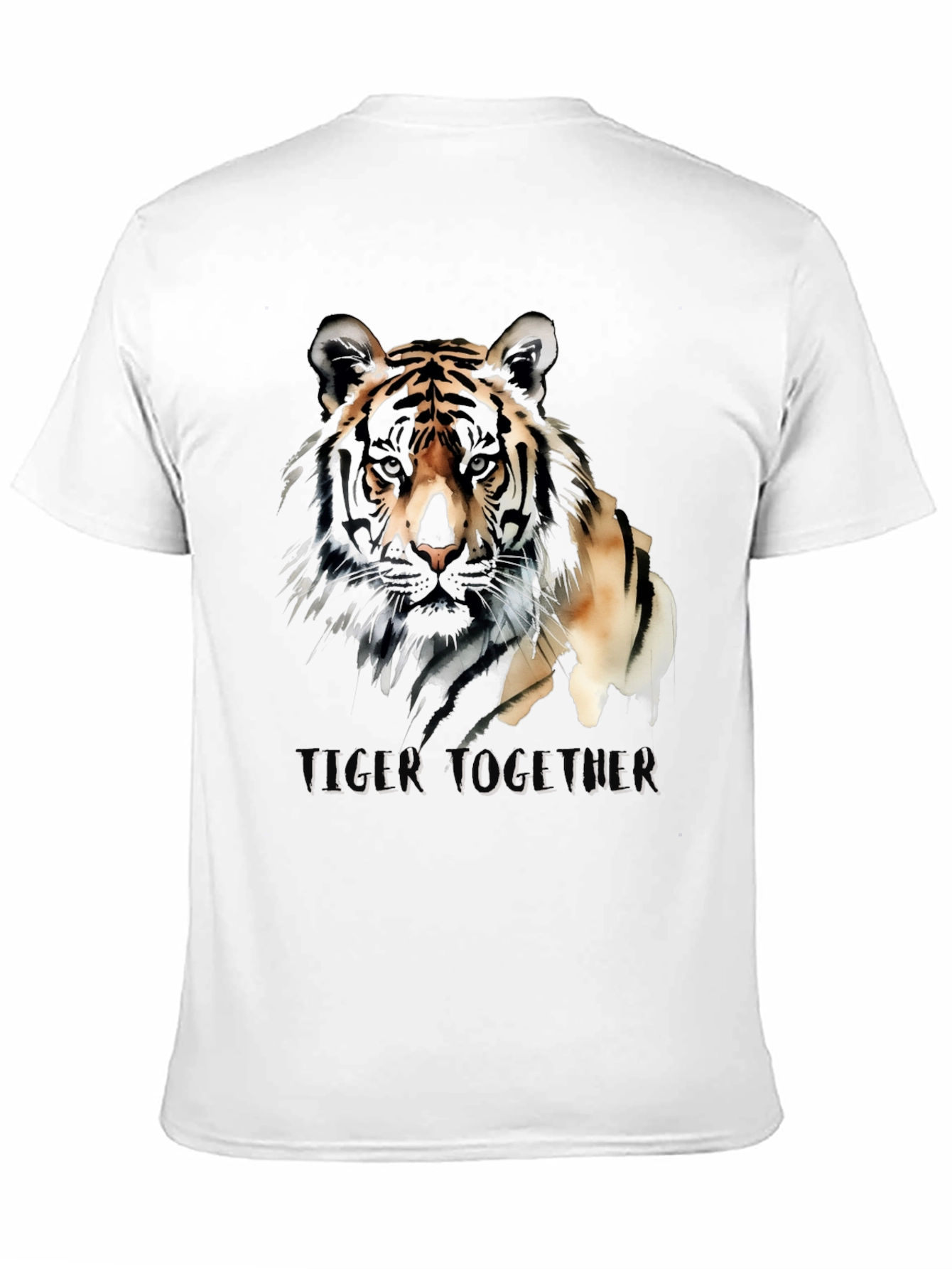 Tiger Together Graphic T-Shirt - Black