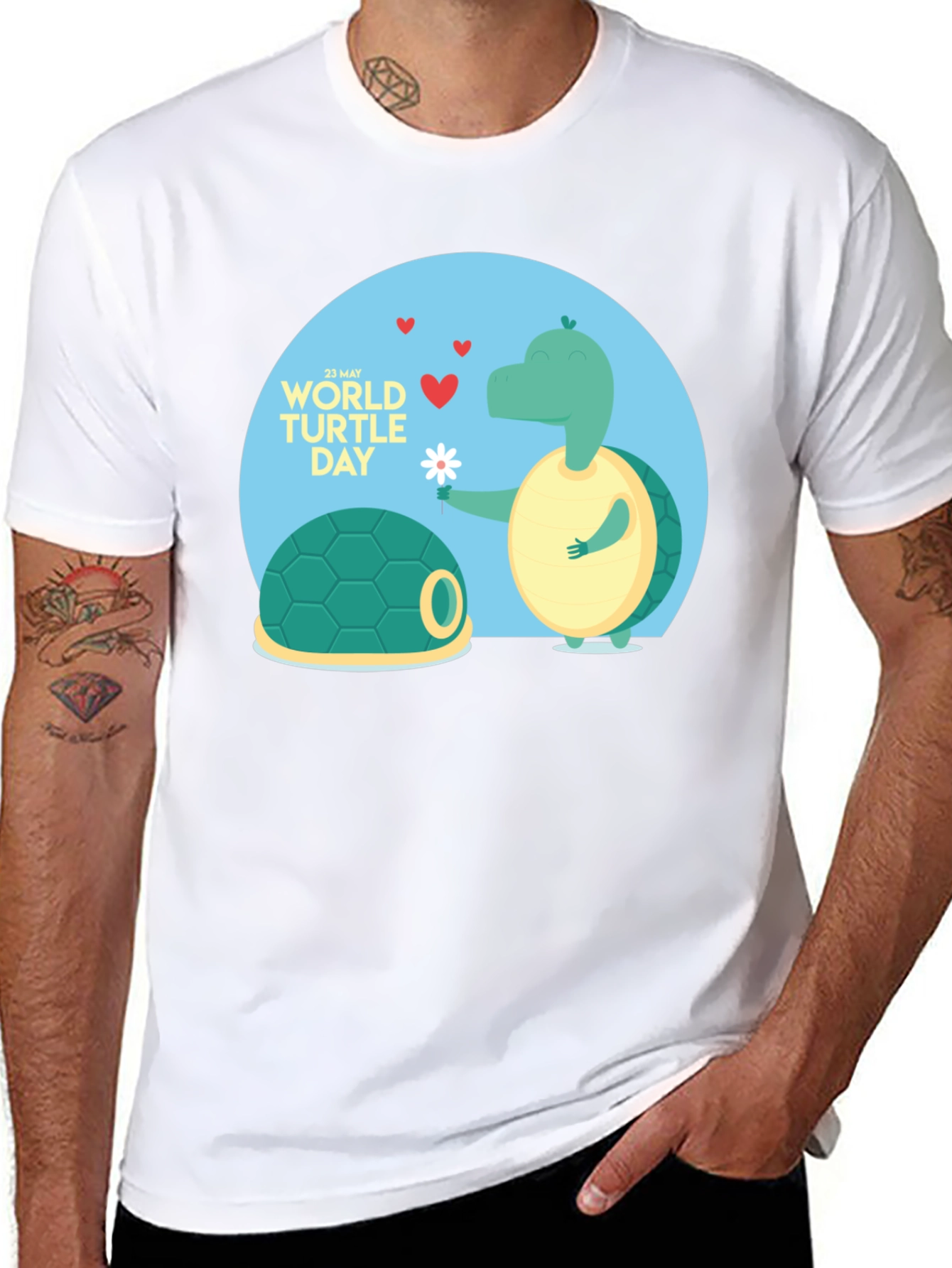 World Turtle Day Black Graphic Tee