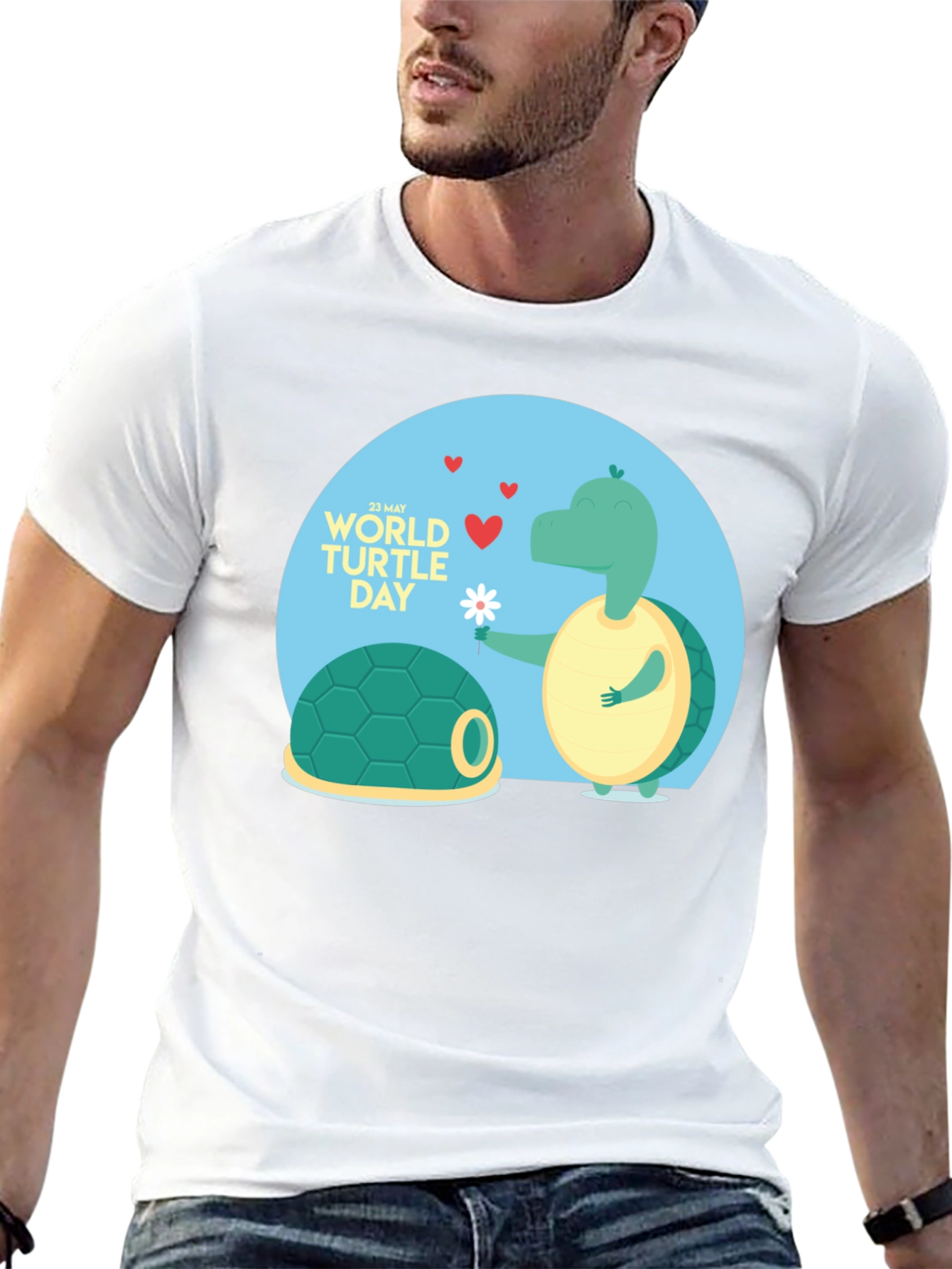 World Turtle Day Black Graphic Tee