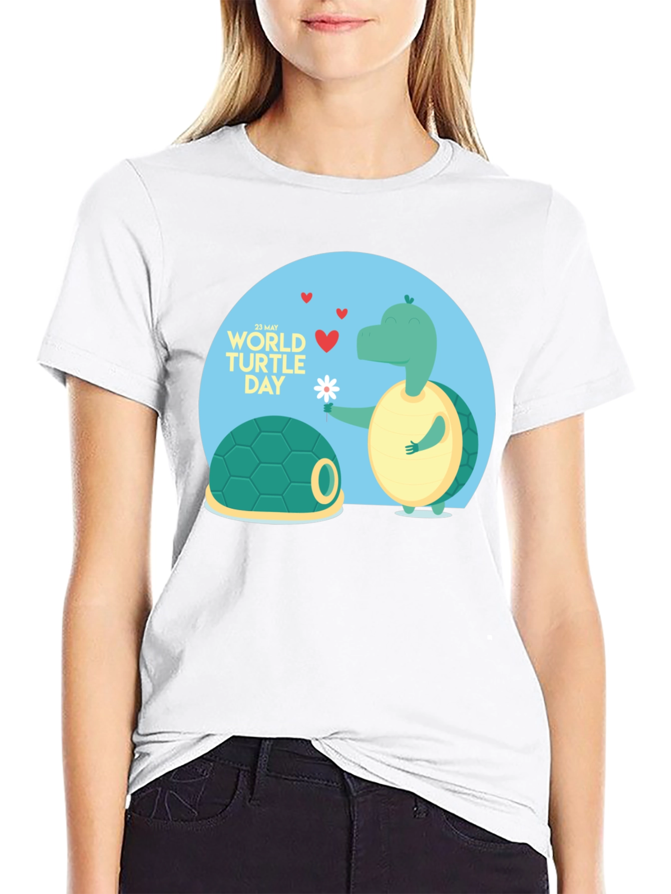 World Turtle Day Black Graphic Tee