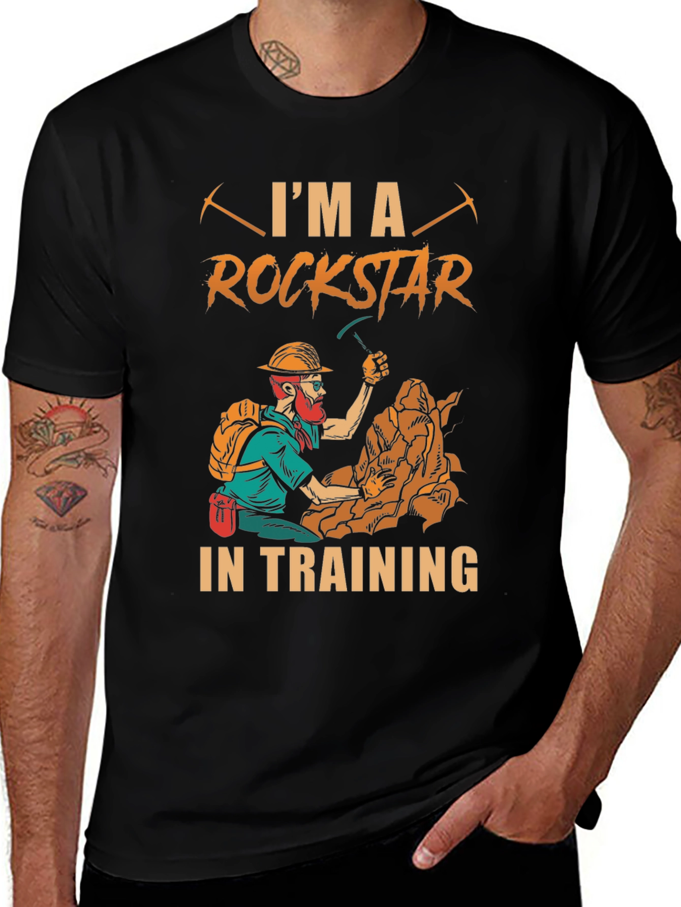 Rockstar in Training T-Shirt - Black