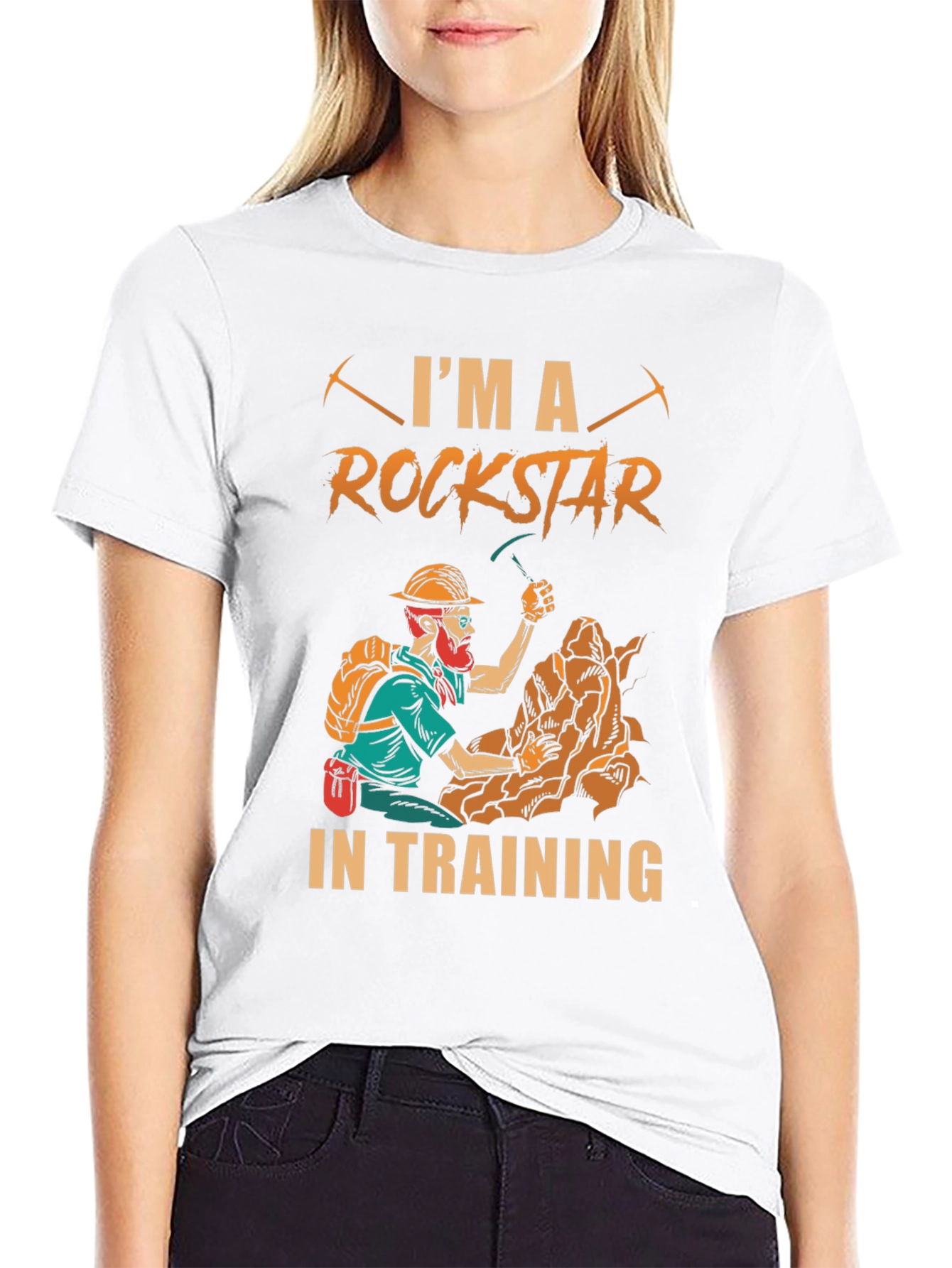 Rockstar in Training T-Shirt - Black