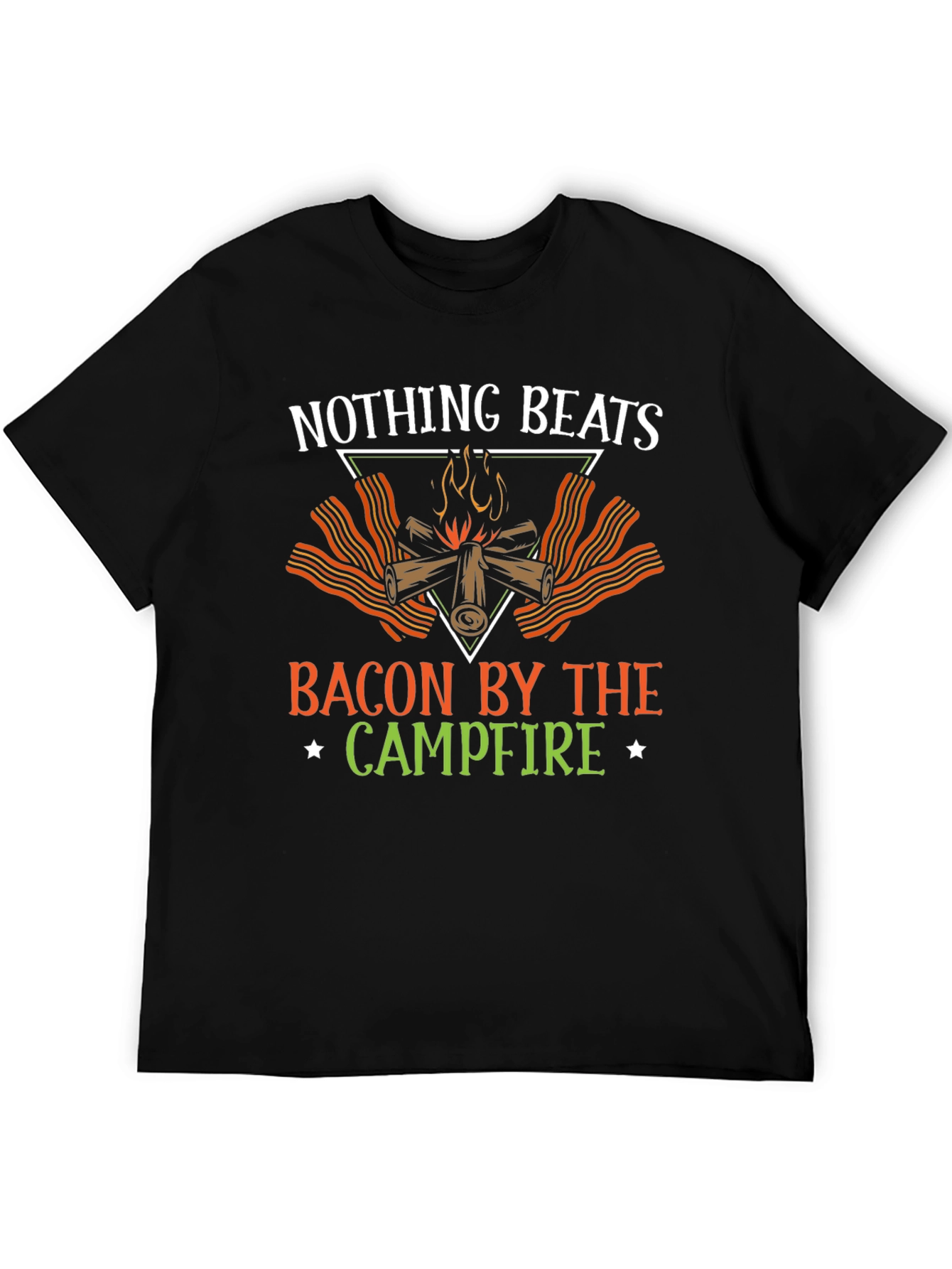Bacon Campfire T-Shirt - Funny Camping Tee