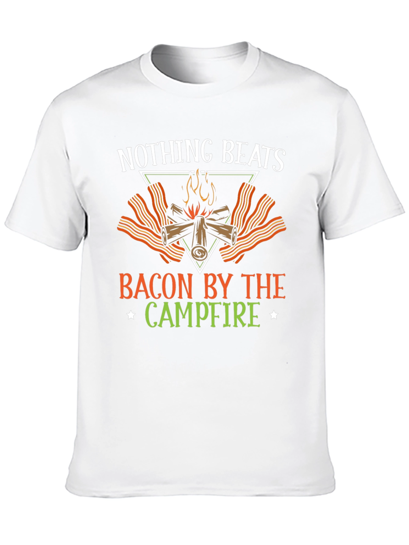 Bacon Campfire T-Shirt - Funny Camping Tee