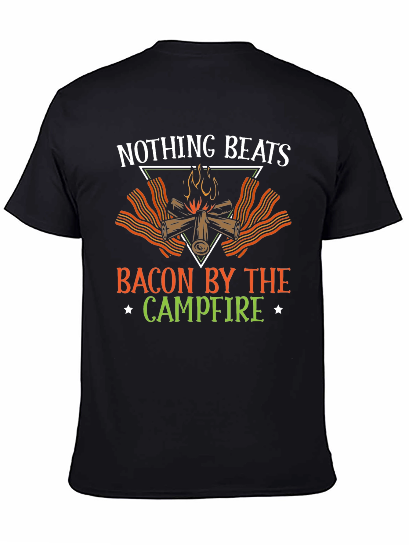 Bacon Campfire T-Shirt - Funny Camping Tee