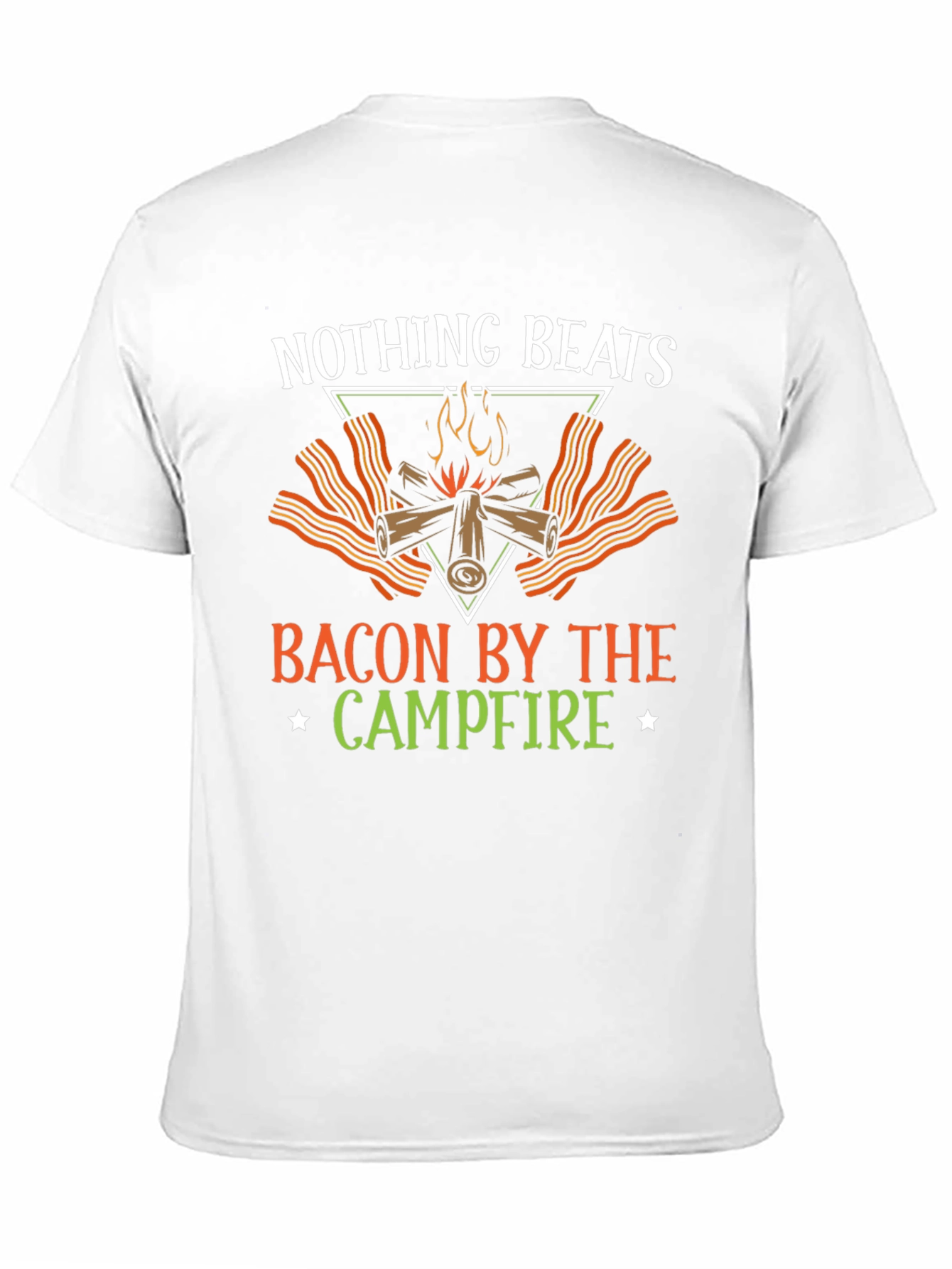 Bacon Campfire T-Shirt - Funny Camping Tee