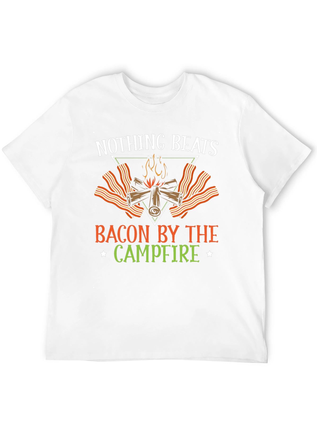 Bacon Campfire T-Shirt - Funny Camping Tee