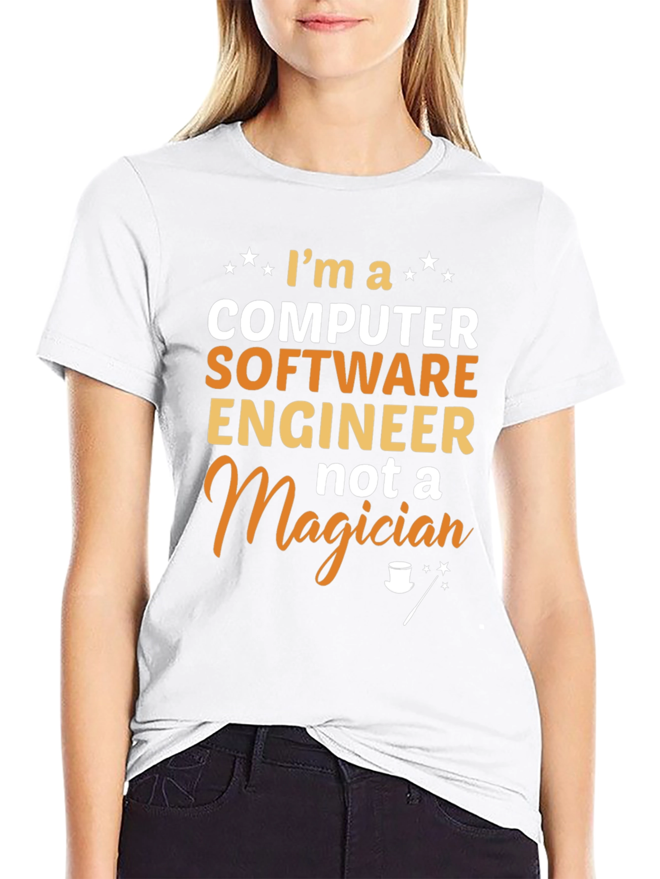 Software Engineer Graphic T-Shirt - Not a Magician