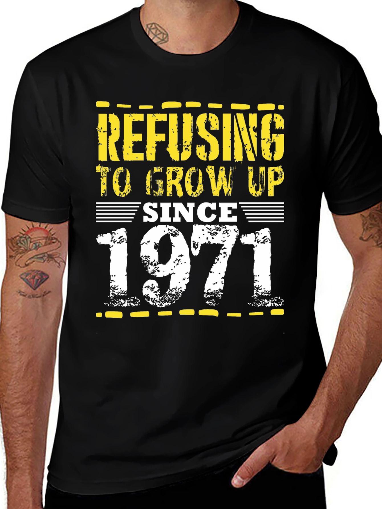 Refusing to Grow Up Since 1971 T-Shirt
