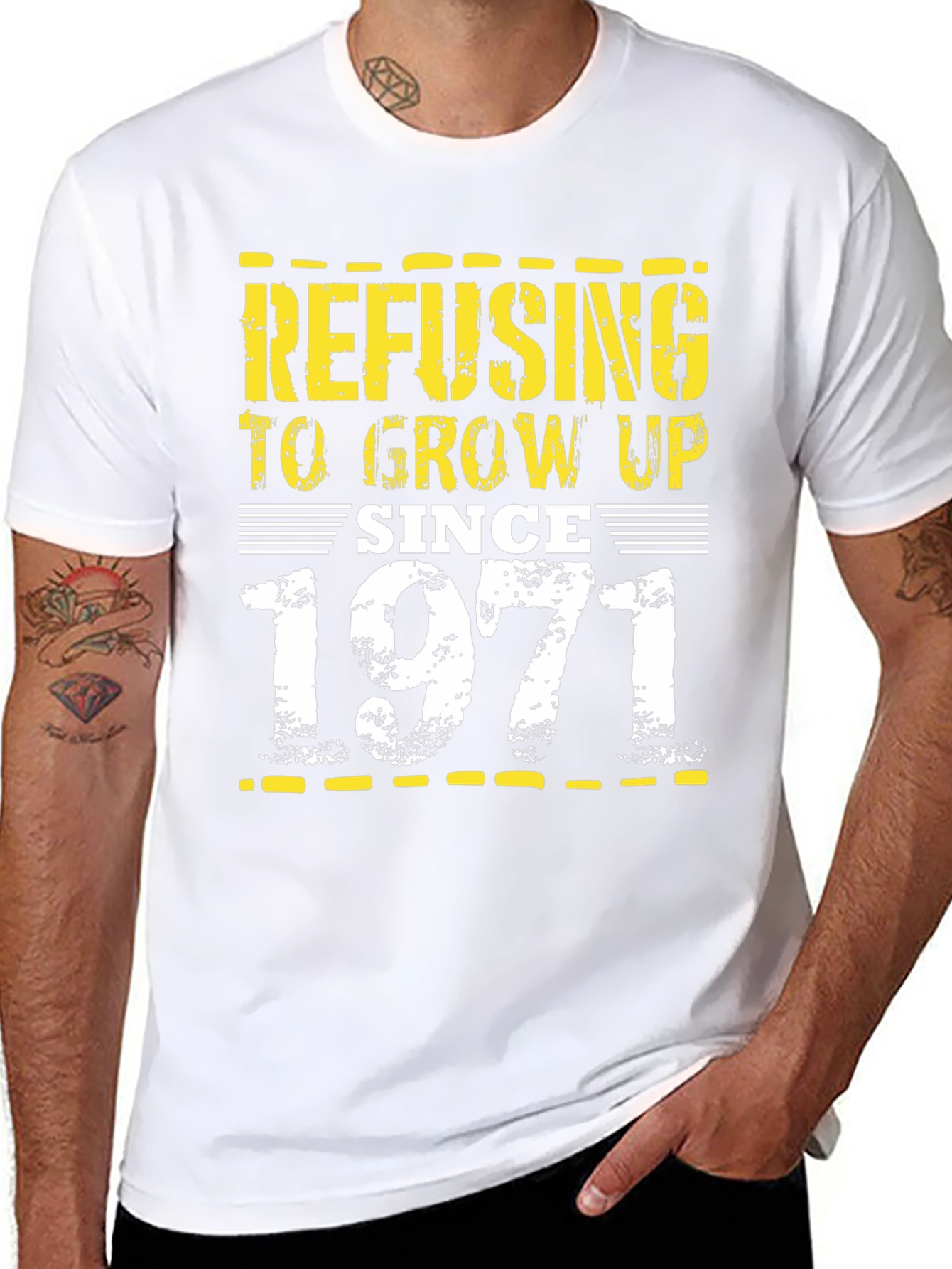 Refusing to Grow Up Since 1971 T-Shirt