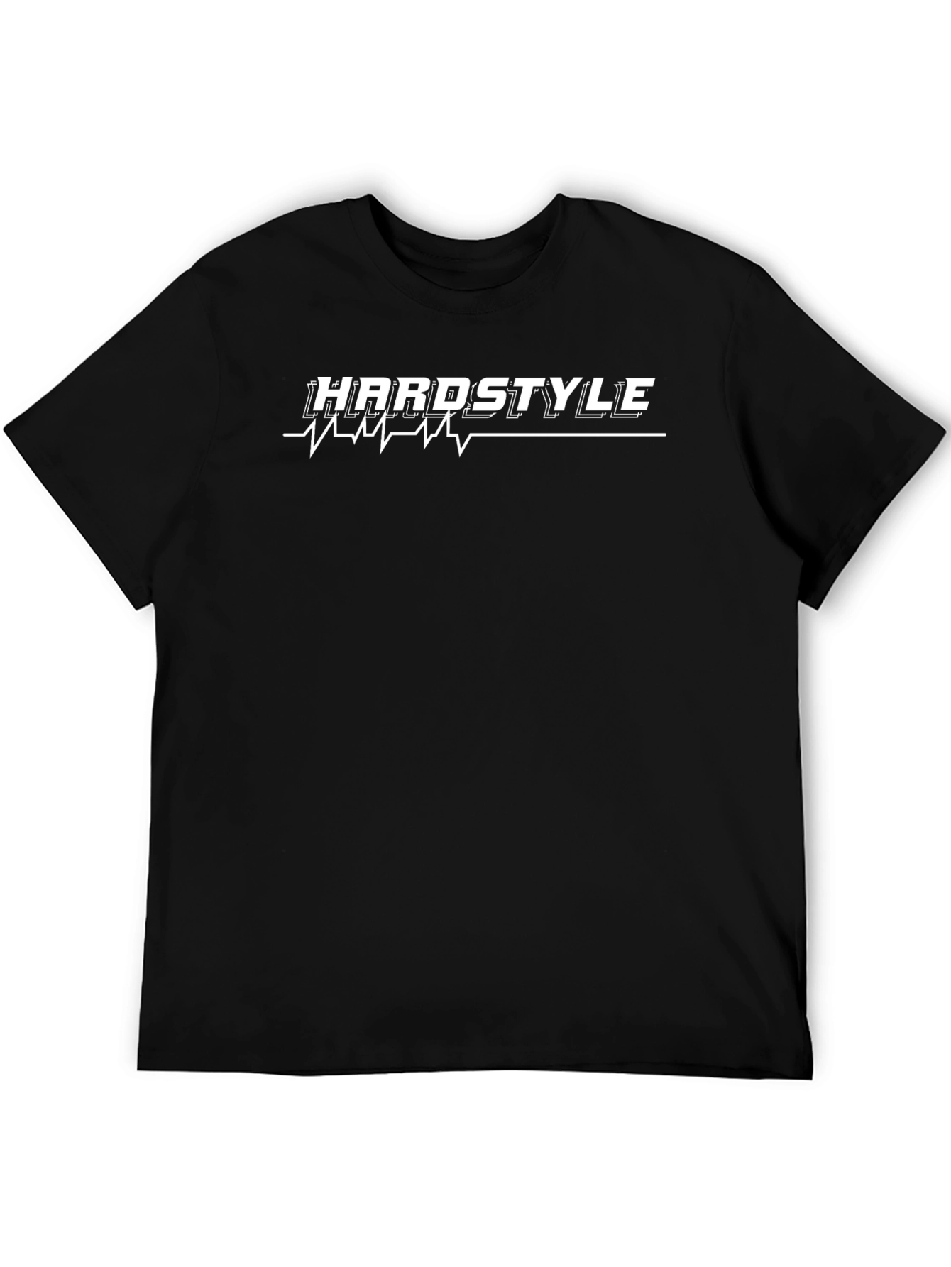 Hardstyle Graphic Print Black T-Shirt