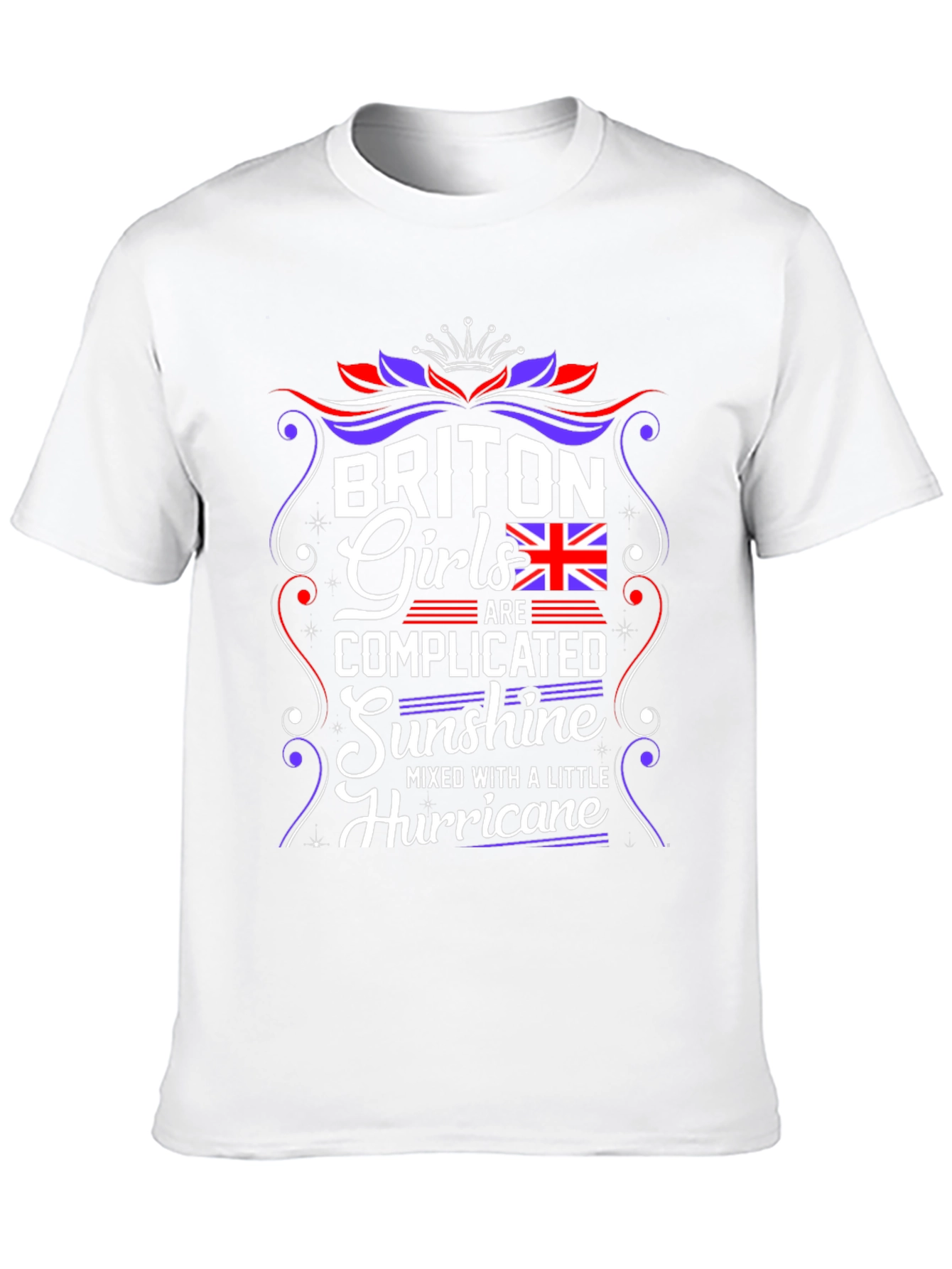 Briton Girls Complicated T-Shirt - Sunshine Hurricane Mix