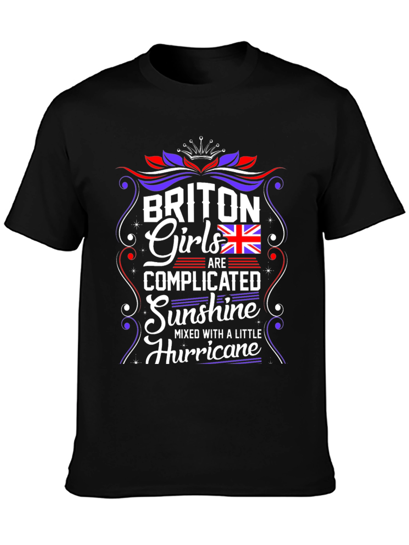 Briton Girls Complicated T-Shirt - Sunshine Hurricane Mix