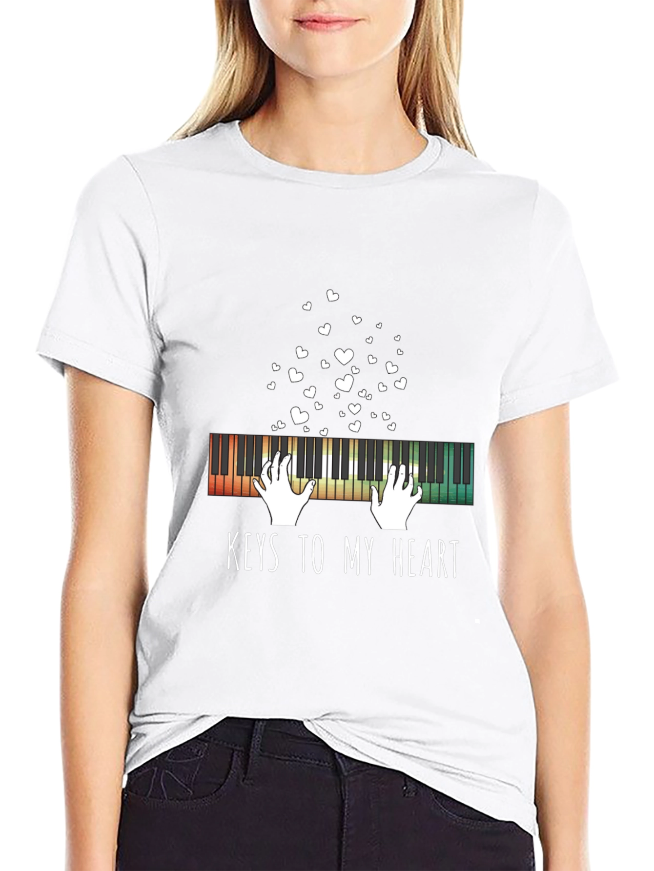 Keys To My Heart Piano T-Shirt
