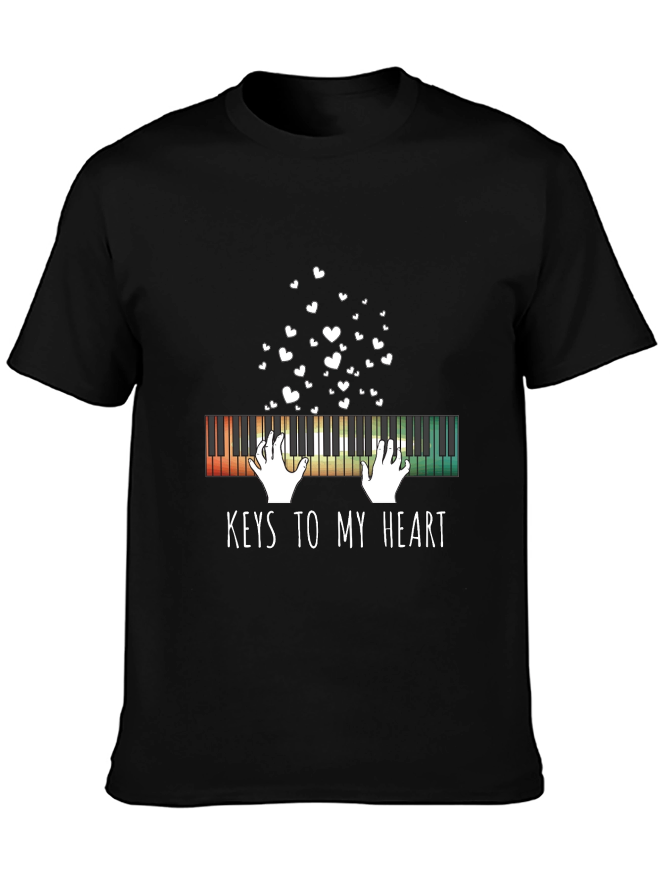 Keys To My Heart Piano T-Shirt