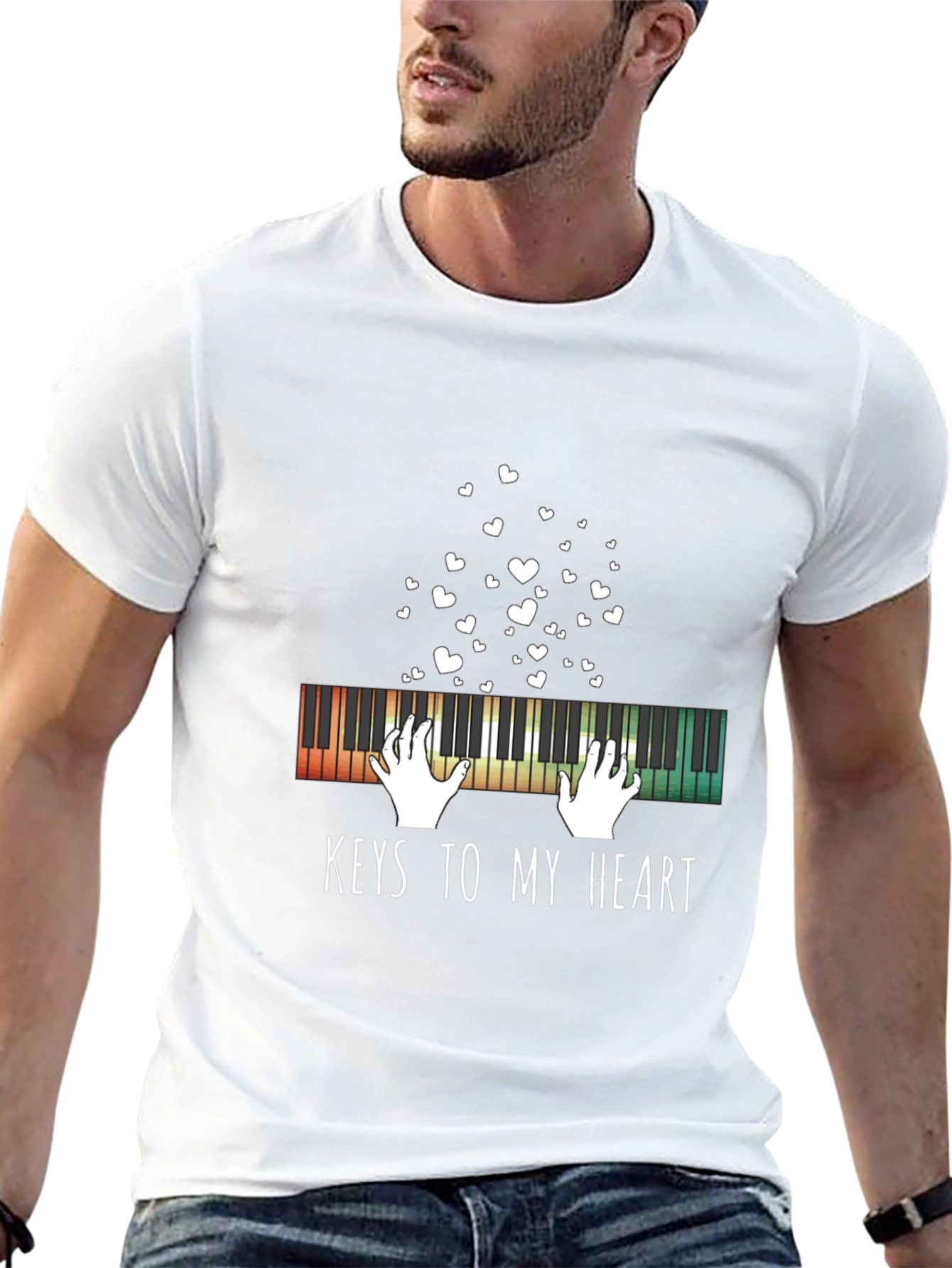 Keys To My Heart Piano T-Shirt