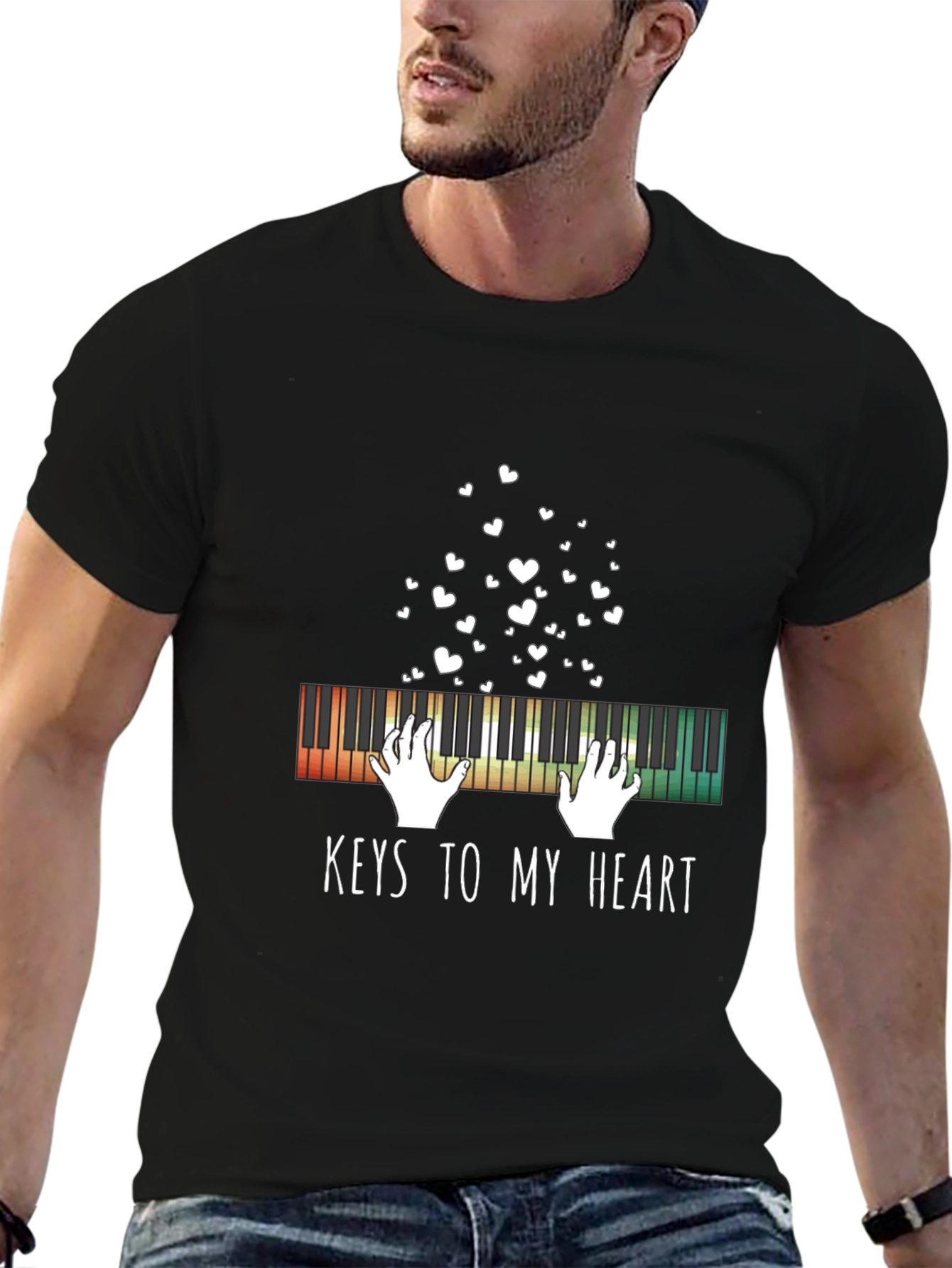 Keys To My Heart Piano T-Shirt