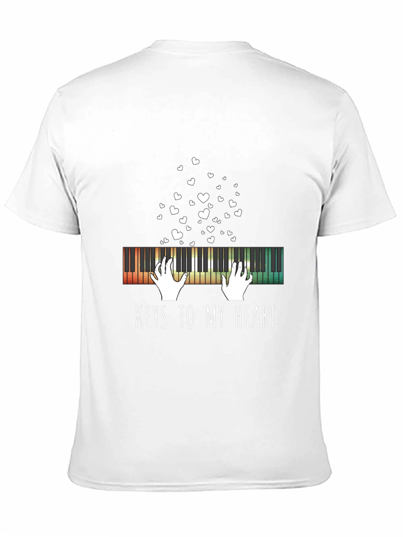 Keys To My Heart Piano T-Shirt