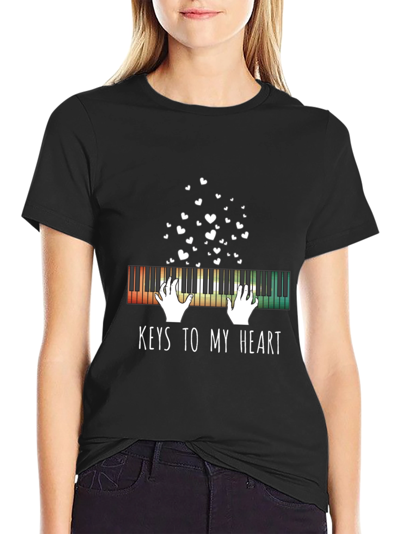 Keys To My Heart Piano T-Shirt