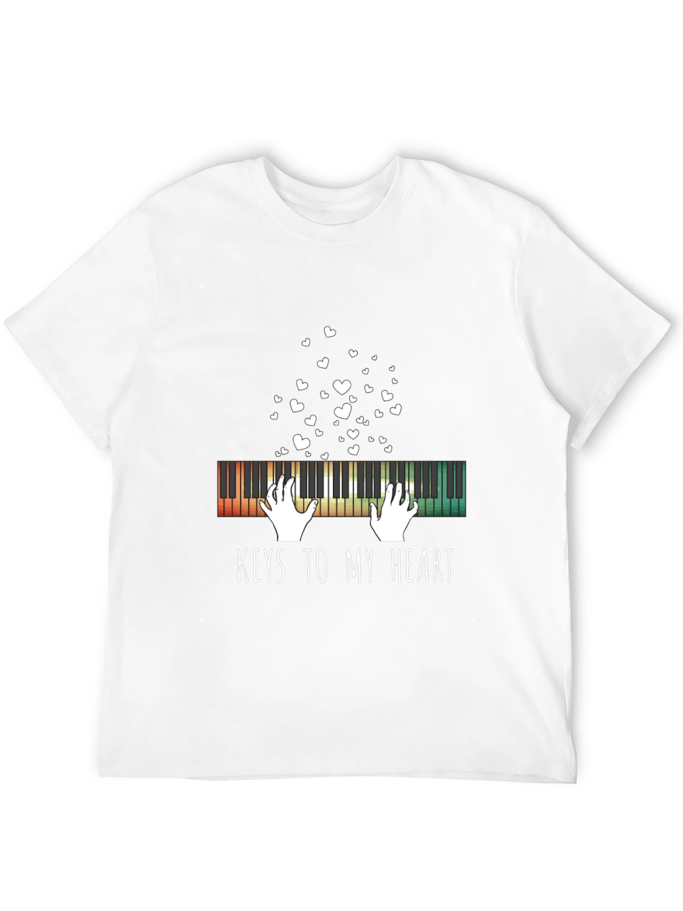 Keys To My Heart Piano T-Shirt