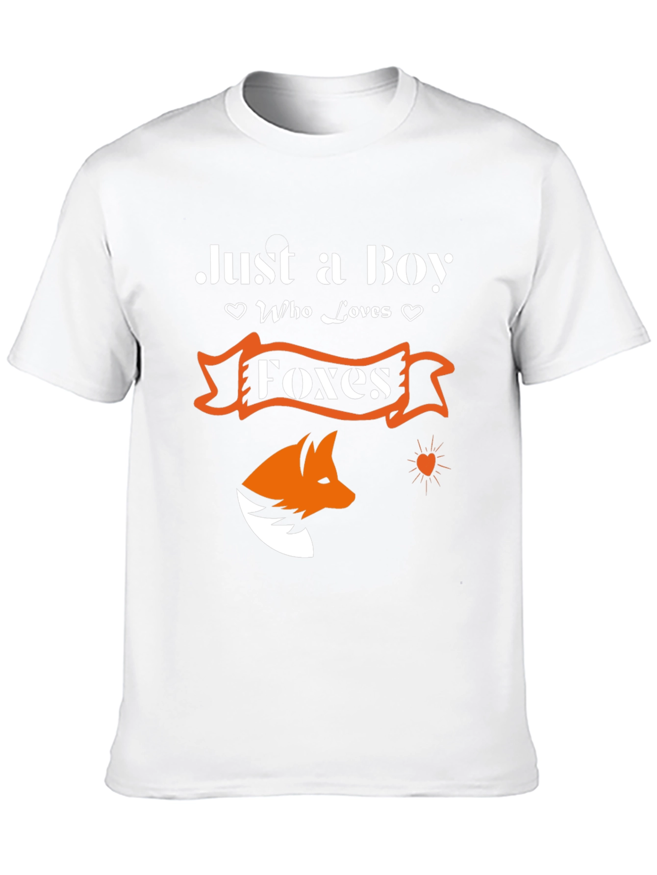 Just a Boy Who Loves Foxes - Graphic T-Shirt