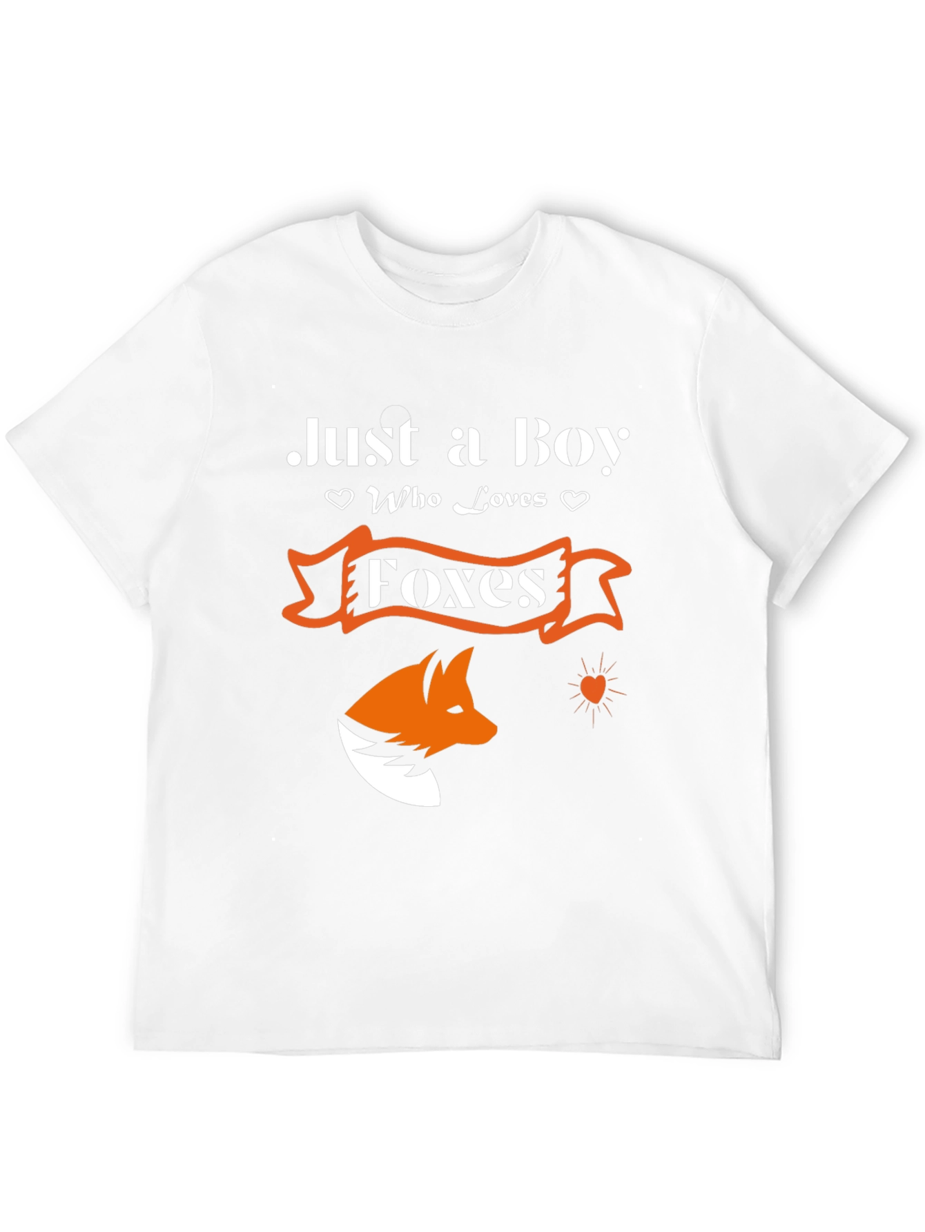 Just a Boy Who Loves Foxes - Graphic T-Shirt