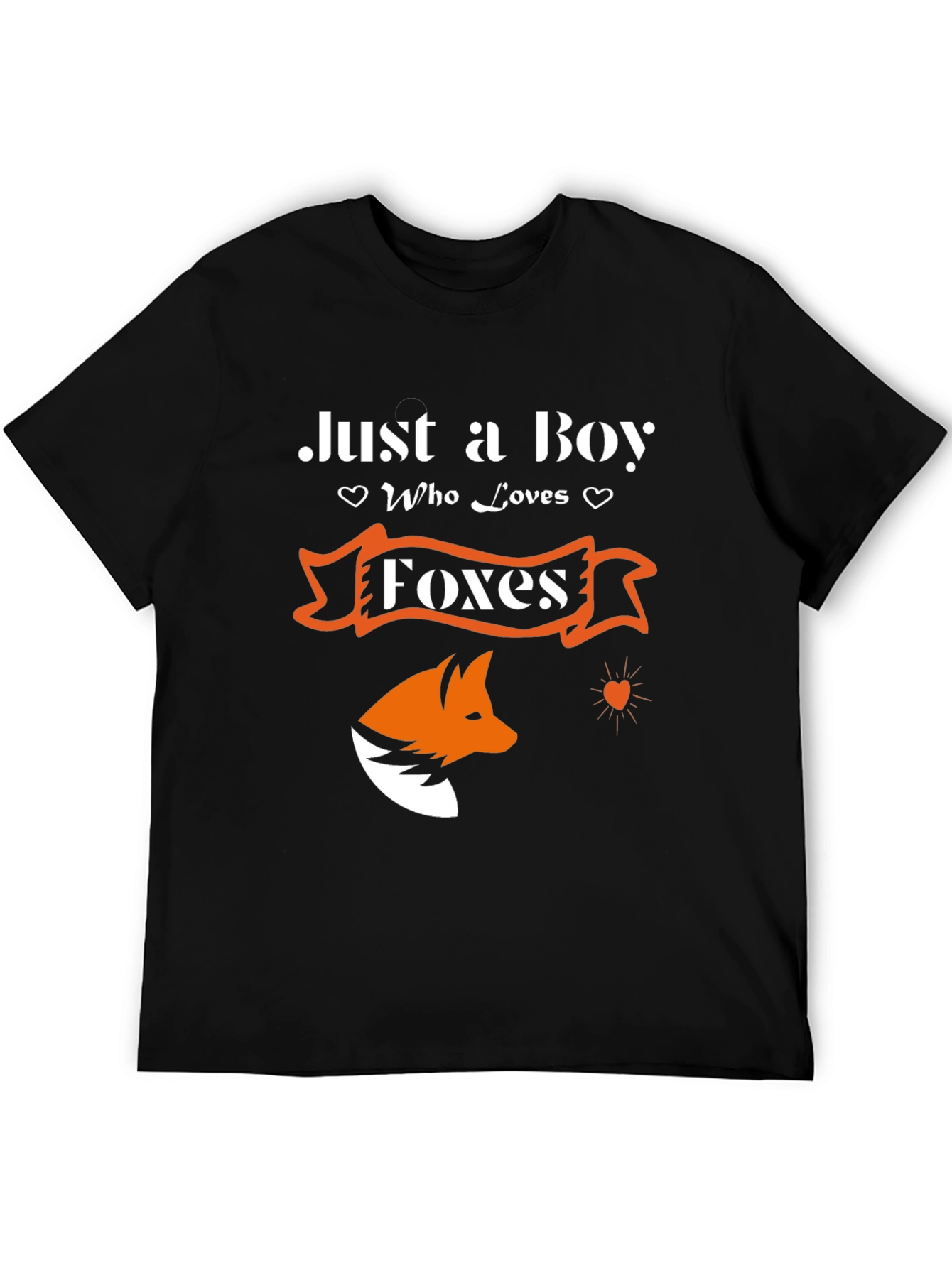 Just a Boy Who Loves Foxes - Graphic T-Shirt