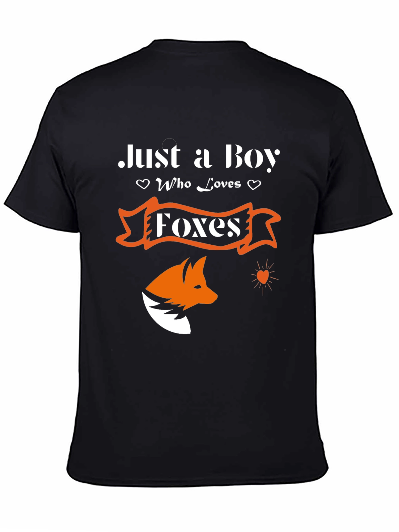 Just a Boy Who Loves Foxes - Graphic T-Shirt