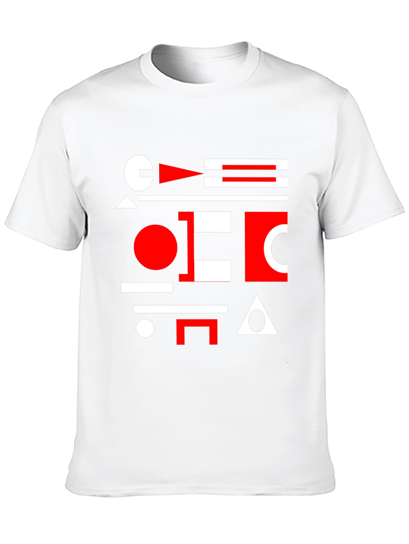 Geometric Shapes Graphic Tee - Modern Art Shirt