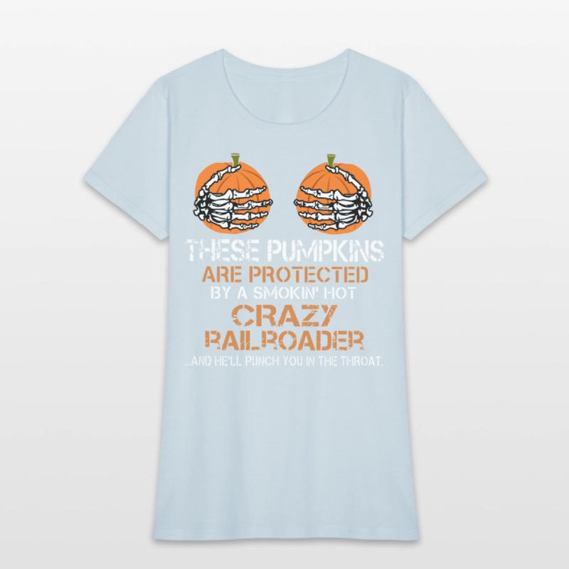 there pumpkins are protected by a smokin hot crazy