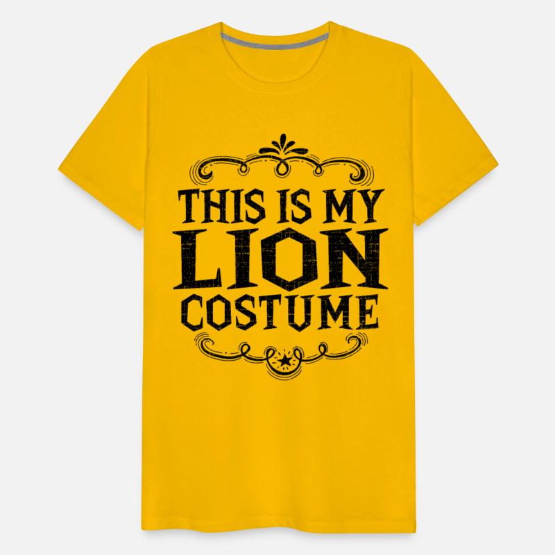 This Is My Lion Costume Funny Lazy Halloween