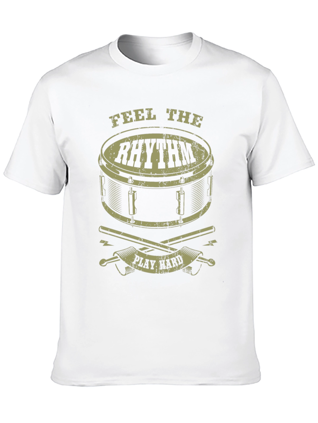 Feel the Rhythm Drum T-Shirt - Play Hard