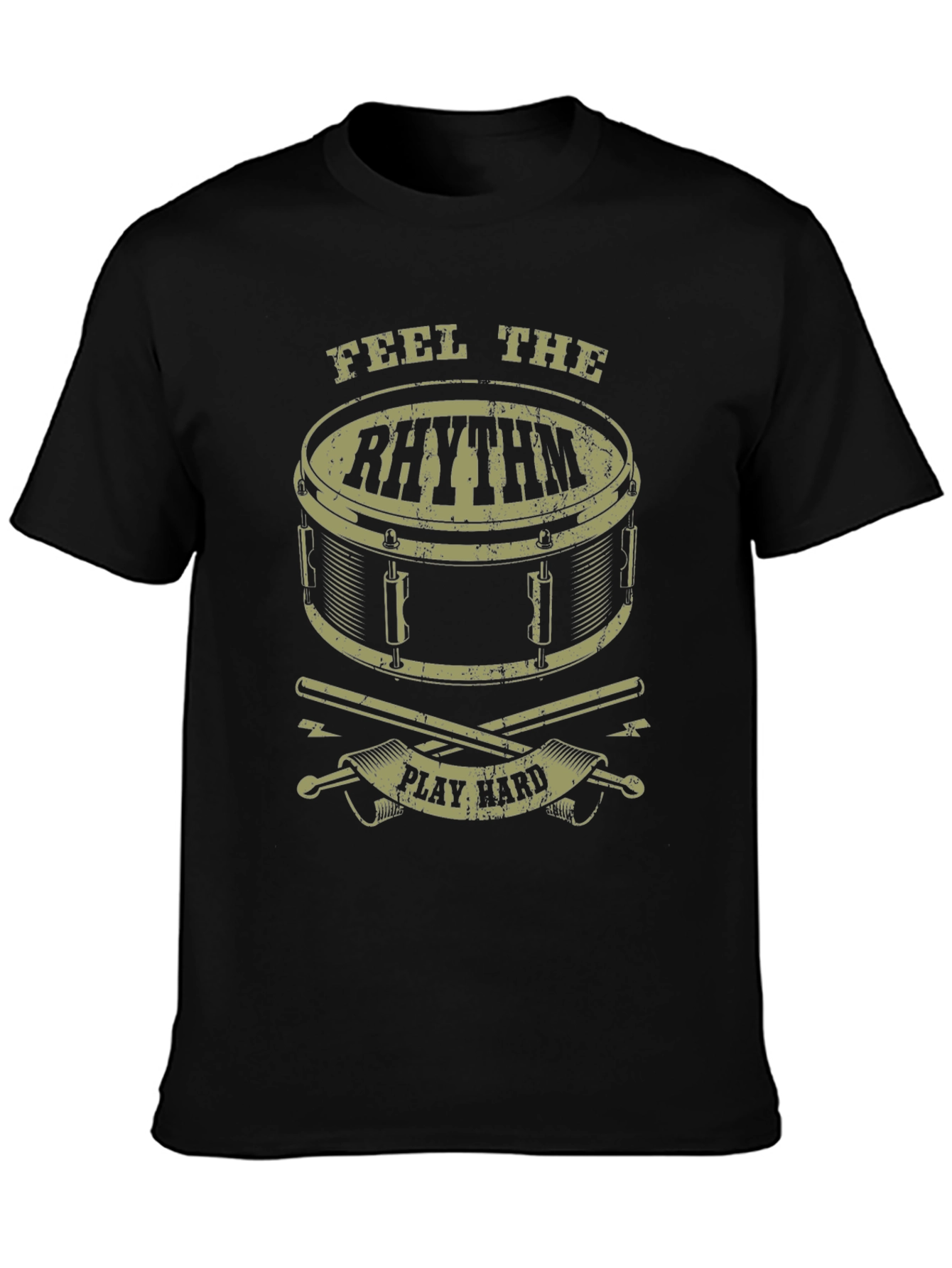 Feel the Rhythm Drum T-Shirt - Play Hard