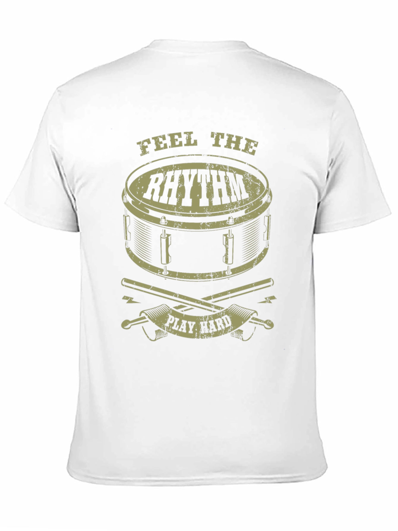 Feel the Rhythm Drum T-Shirt - Play Hard