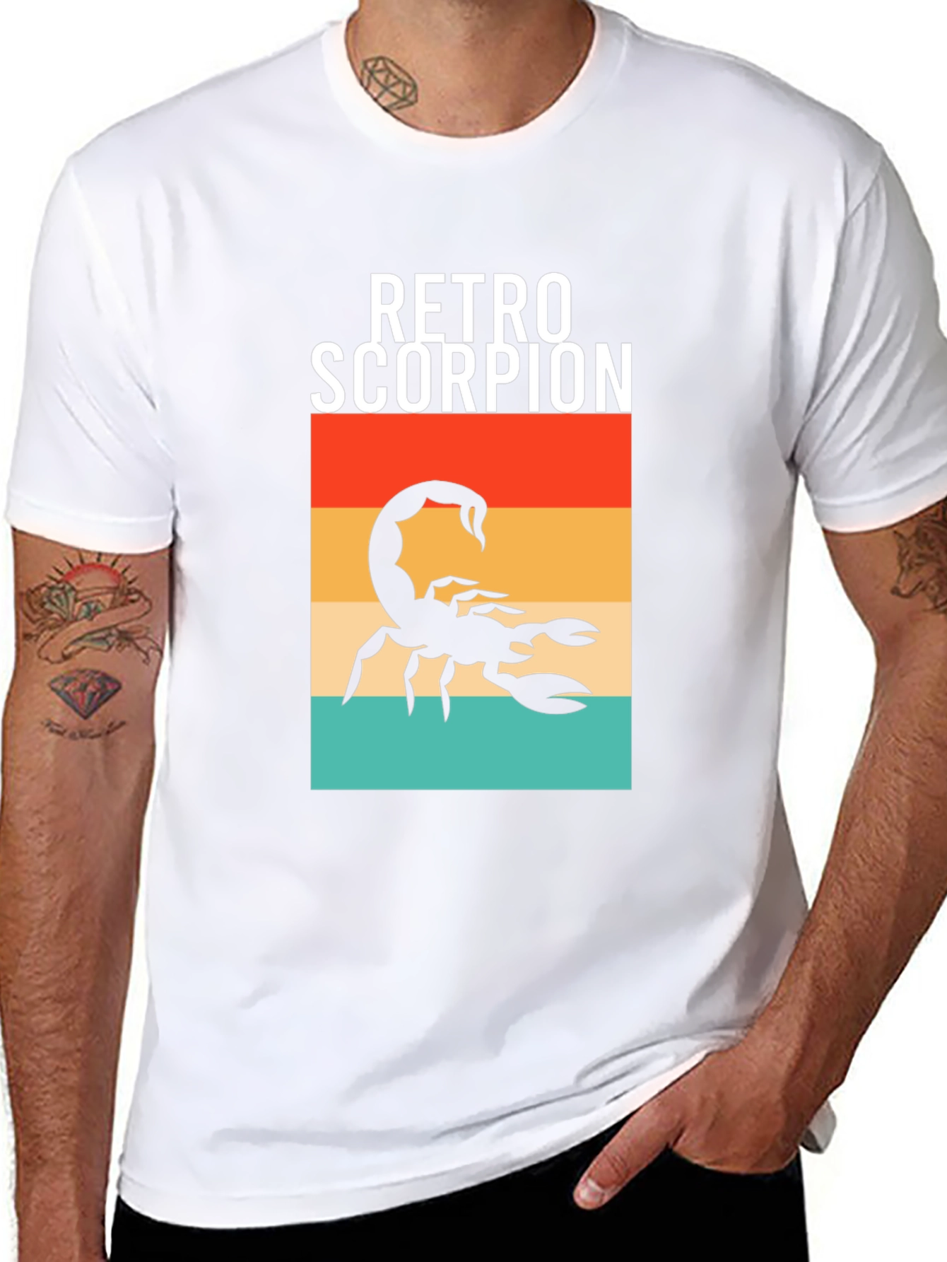 Retro Scorpion Graphic T-Shirt