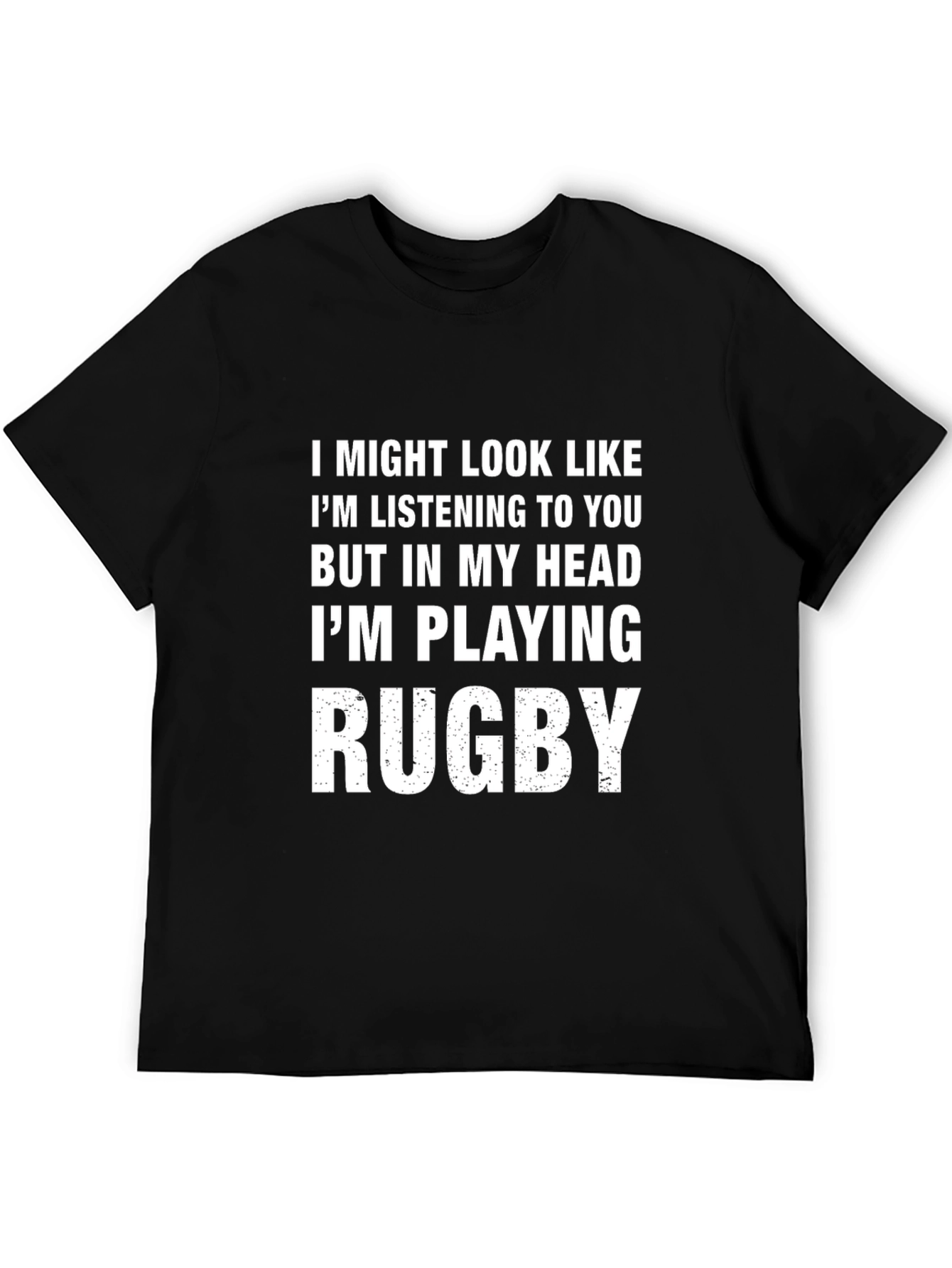 Rugby Player Mind T-Shirt - Funny Novelty Tee