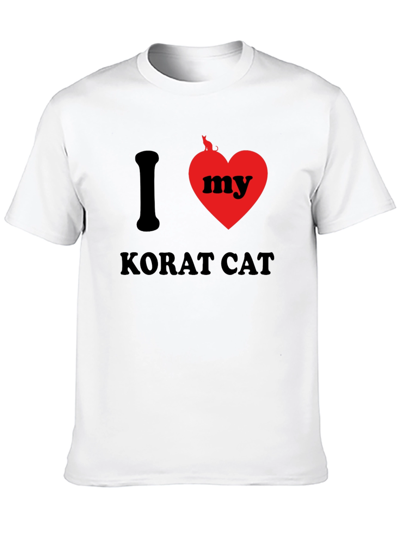 I Love My Korat Cat T-Shirt