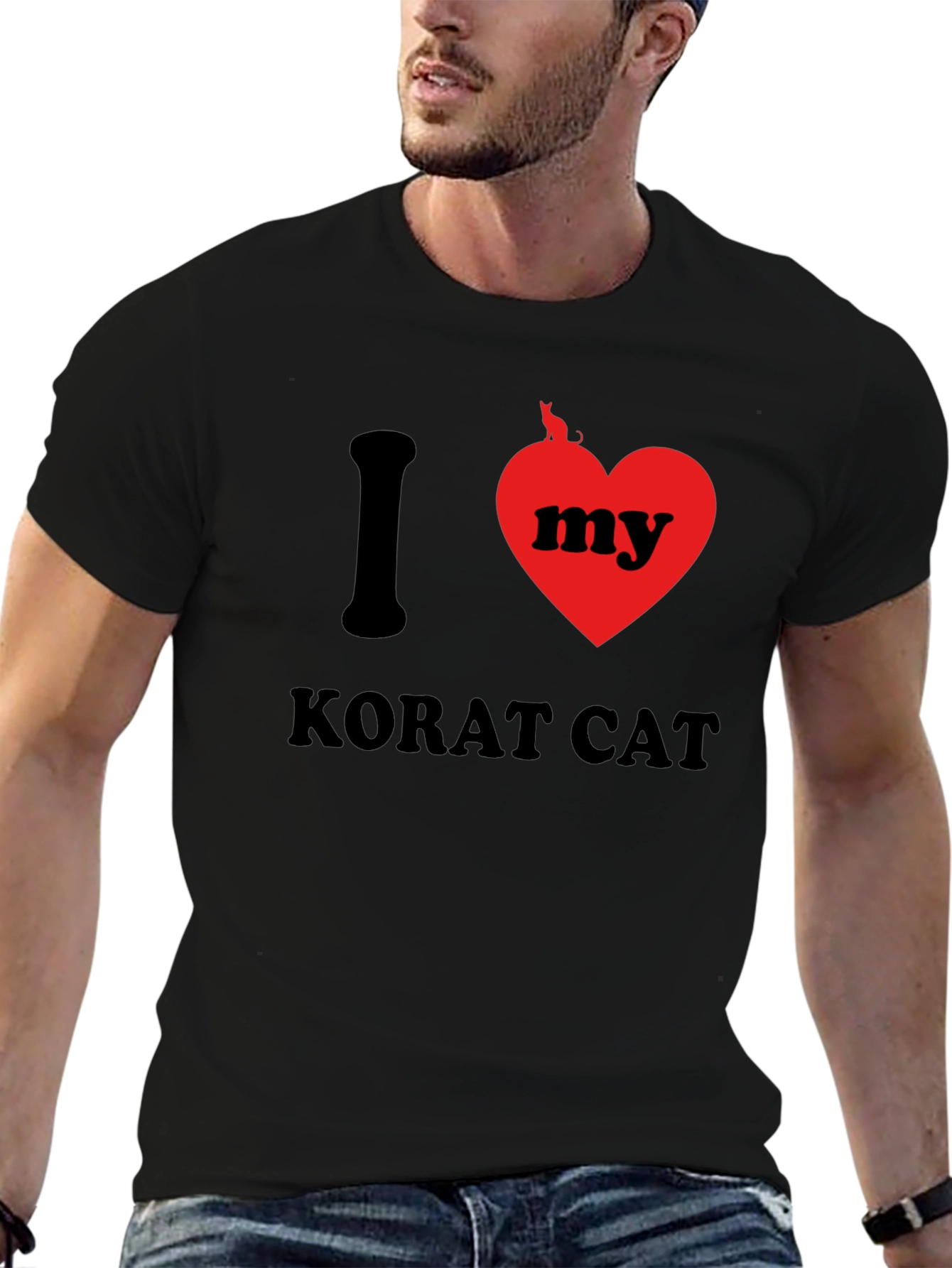 I Love My Korat Cat T-Shirt