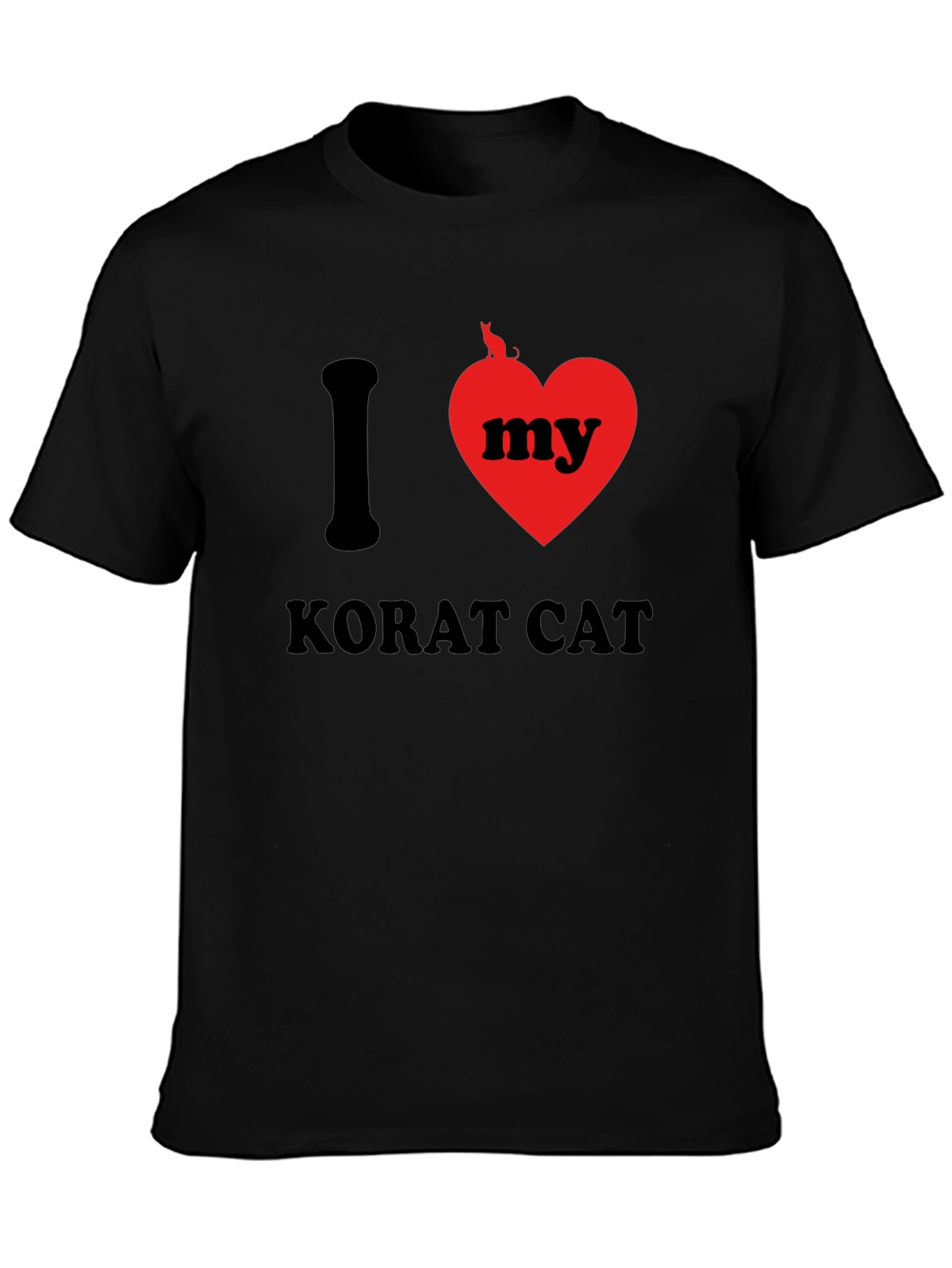 I Love My Korat Cat T-Shirt