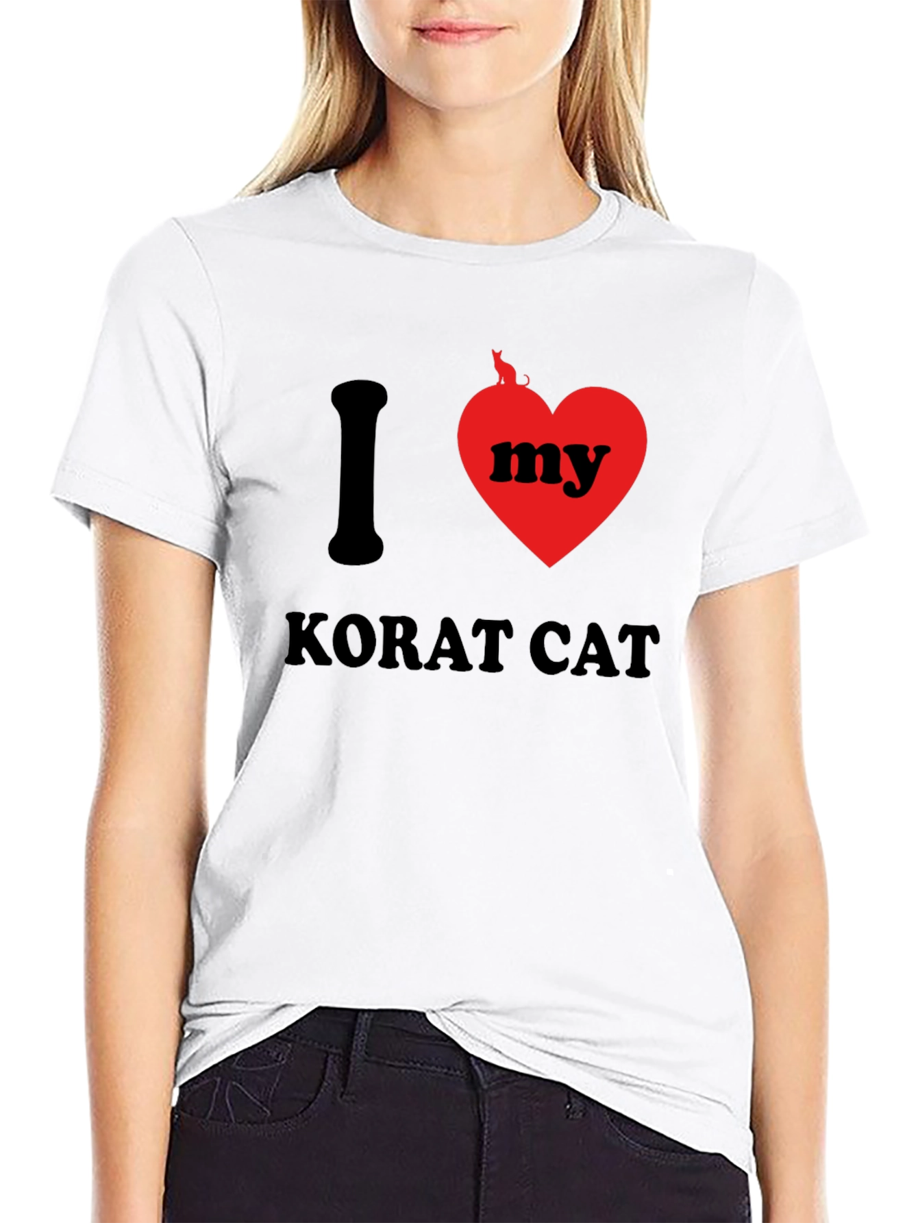 I Love My Korat Cat T-Shirt