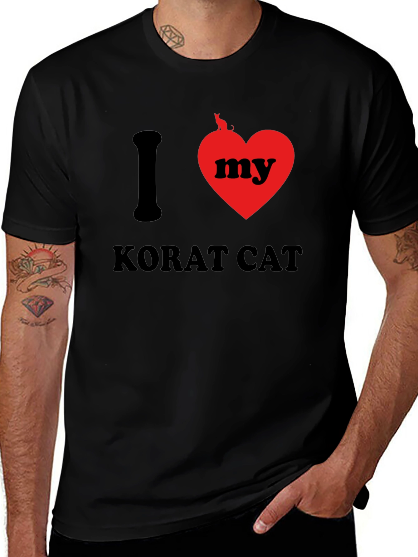 I Love My Korat Cat T-Shirt