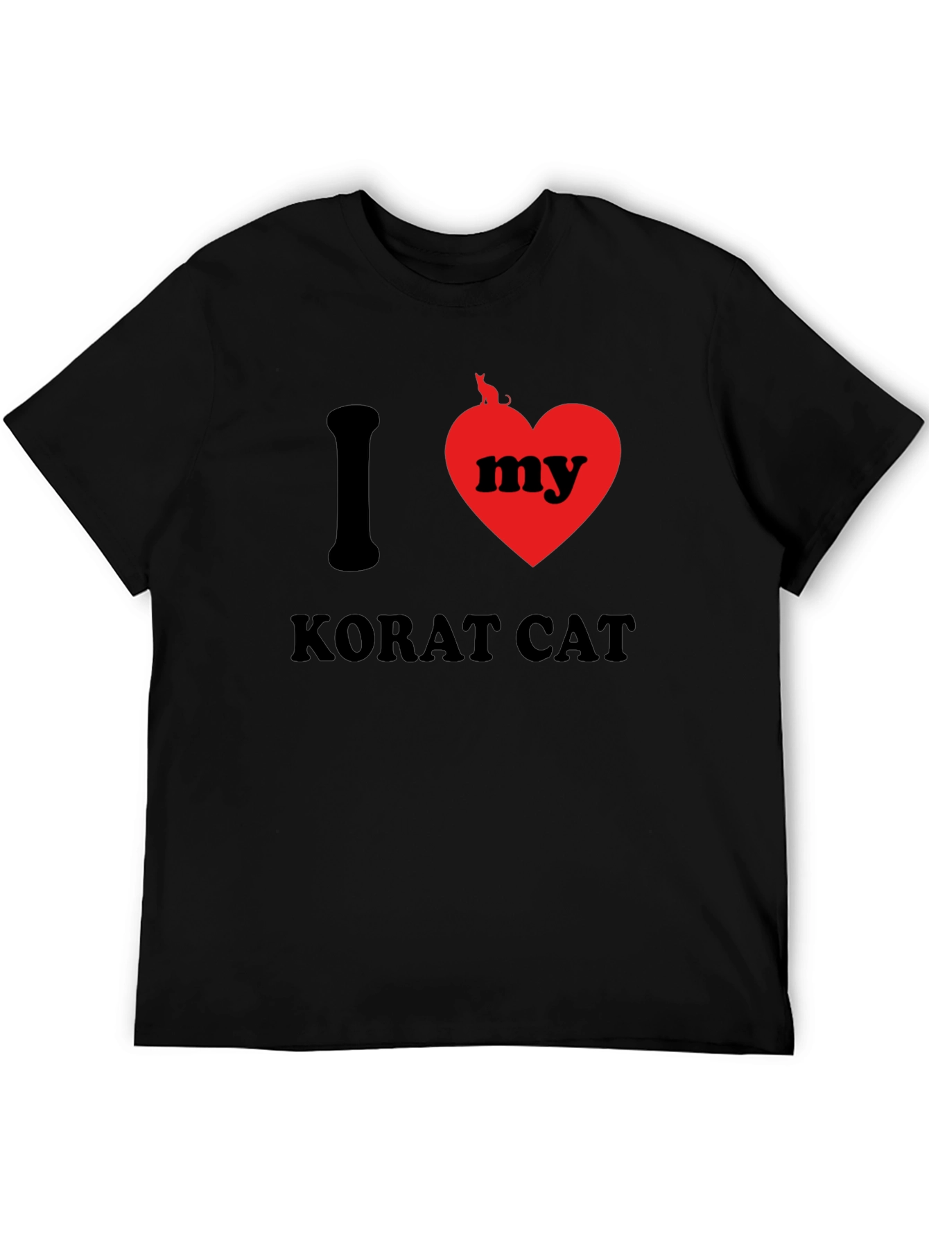 I Love My Korat Cat T-Shirt
