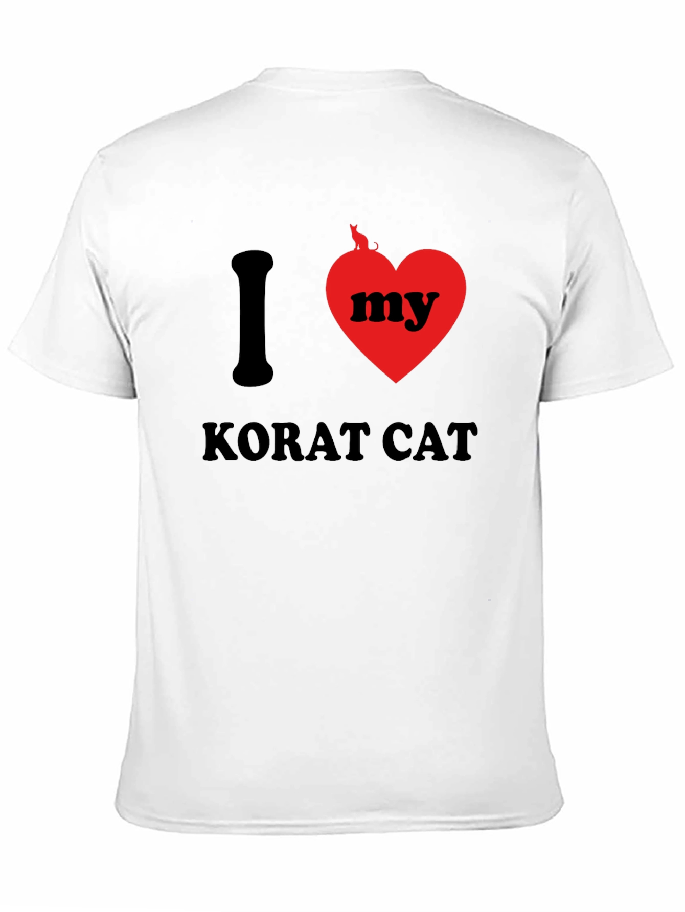 I Love My Korat Cat T-Shirt