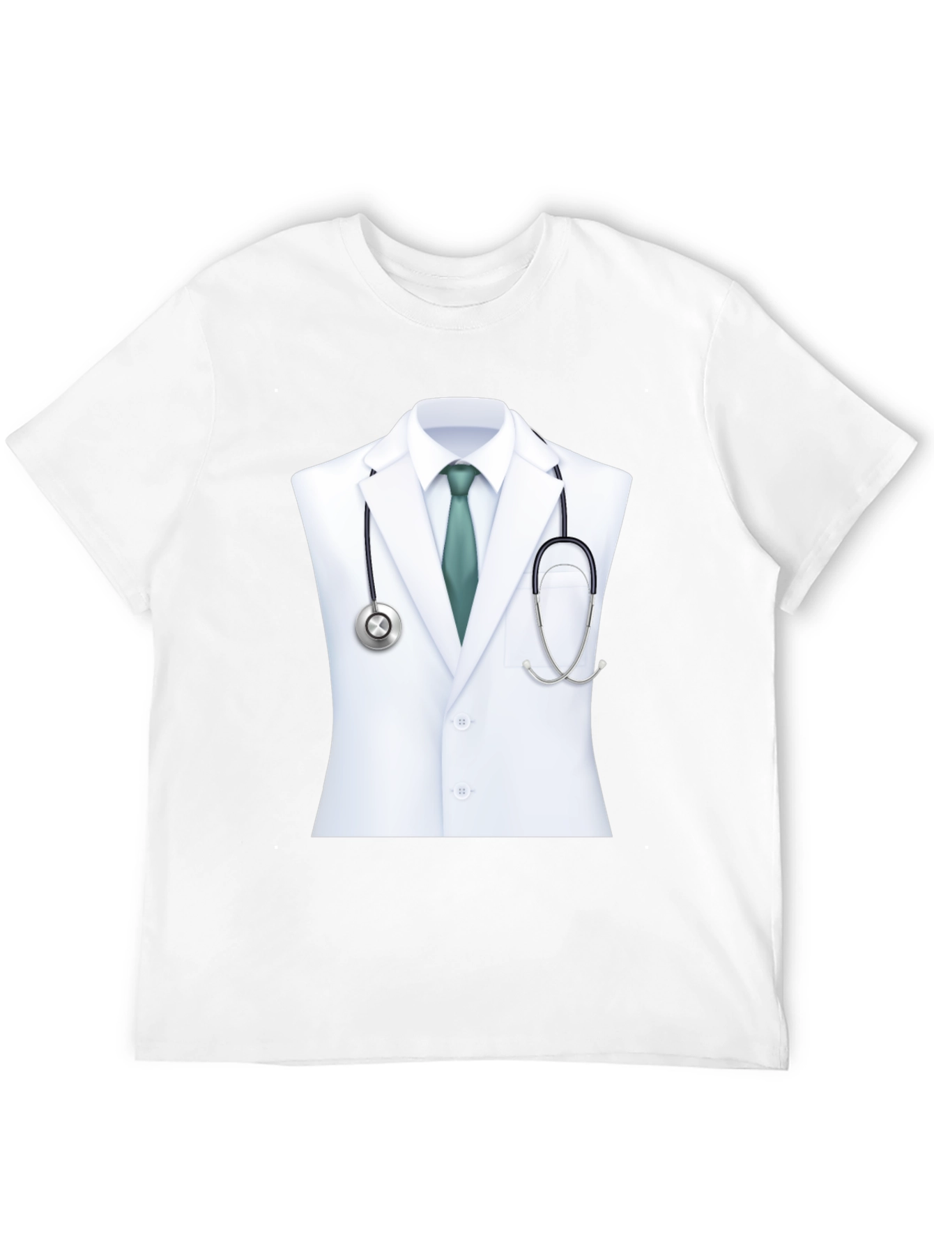 Novelty Doctor Coat T-Shirt - Costume Tee