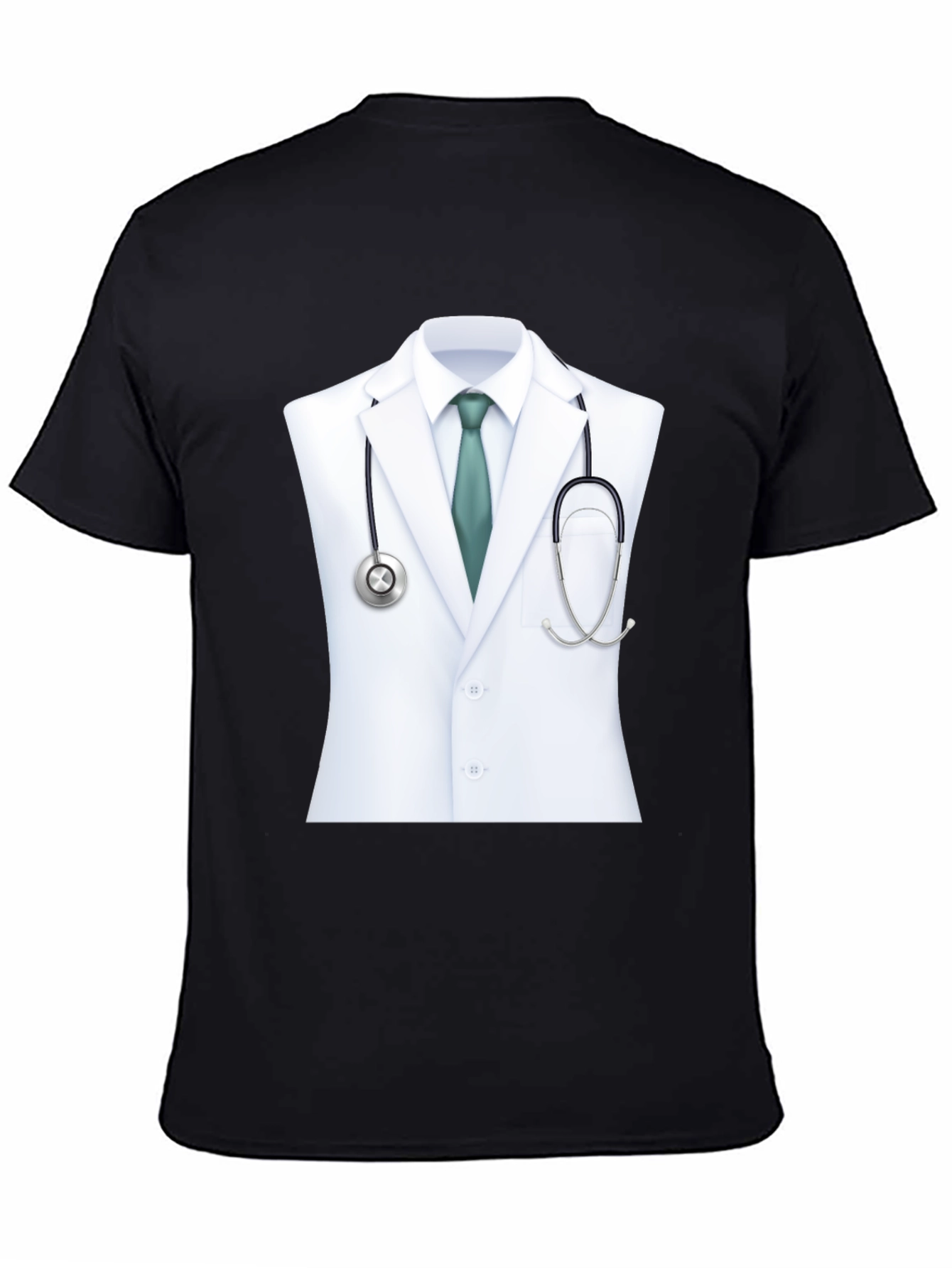 Novelty Doctor Coat T-Shirt - Costume Tee